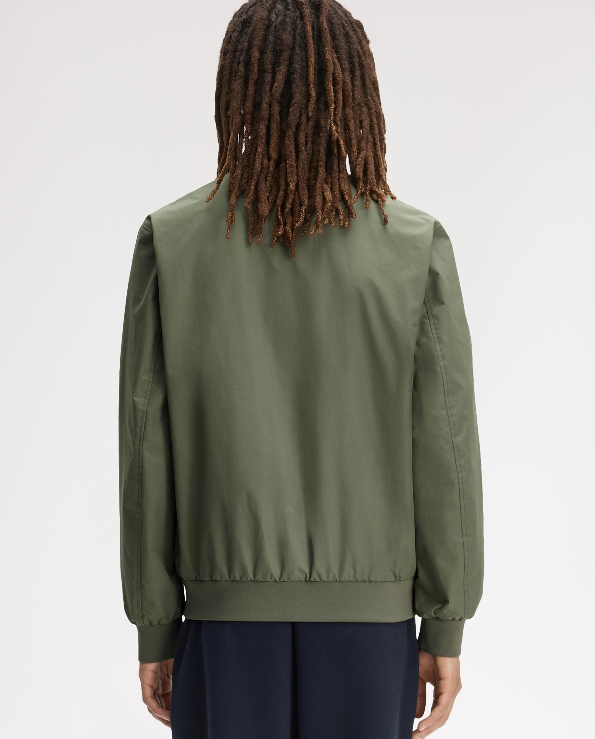 Cazadora de hombre Brentham con cremallera bidireccional - Fred Perry - Verde cadete Verde cadete-3