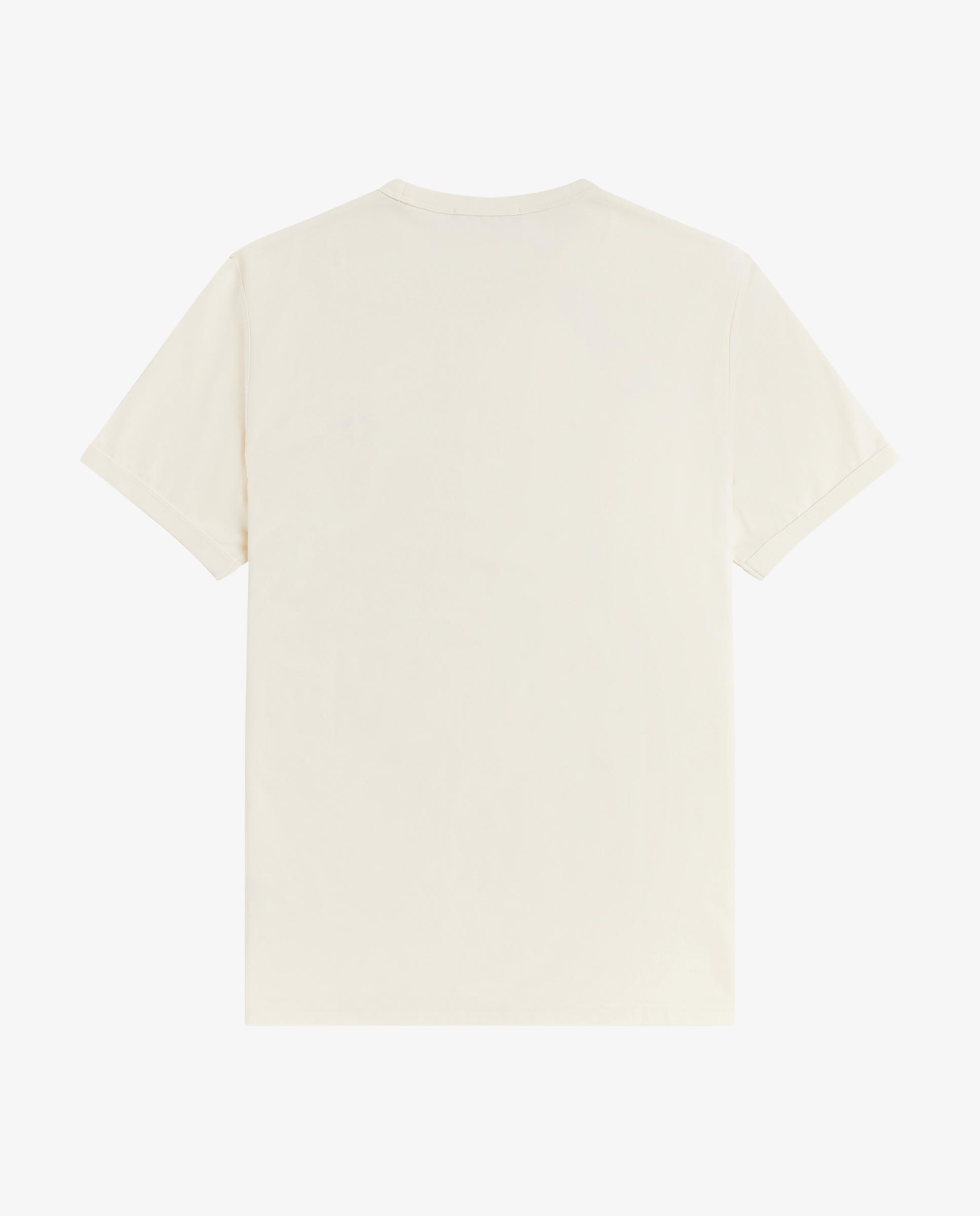 Imagen 6 de Camiseta de hombre ringer manga corta con cuello redondo - Fred Perry - Crudo Crudo
