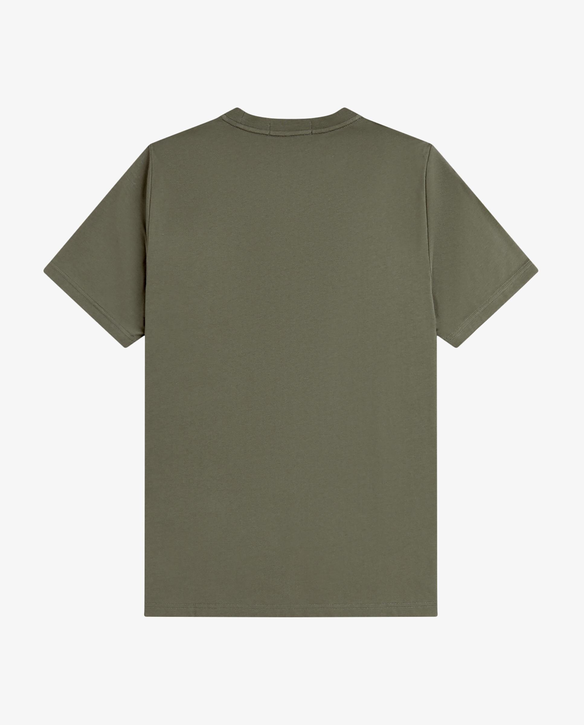 Fred Perry - Camiseta de hombre manga corta con cuello redondo.