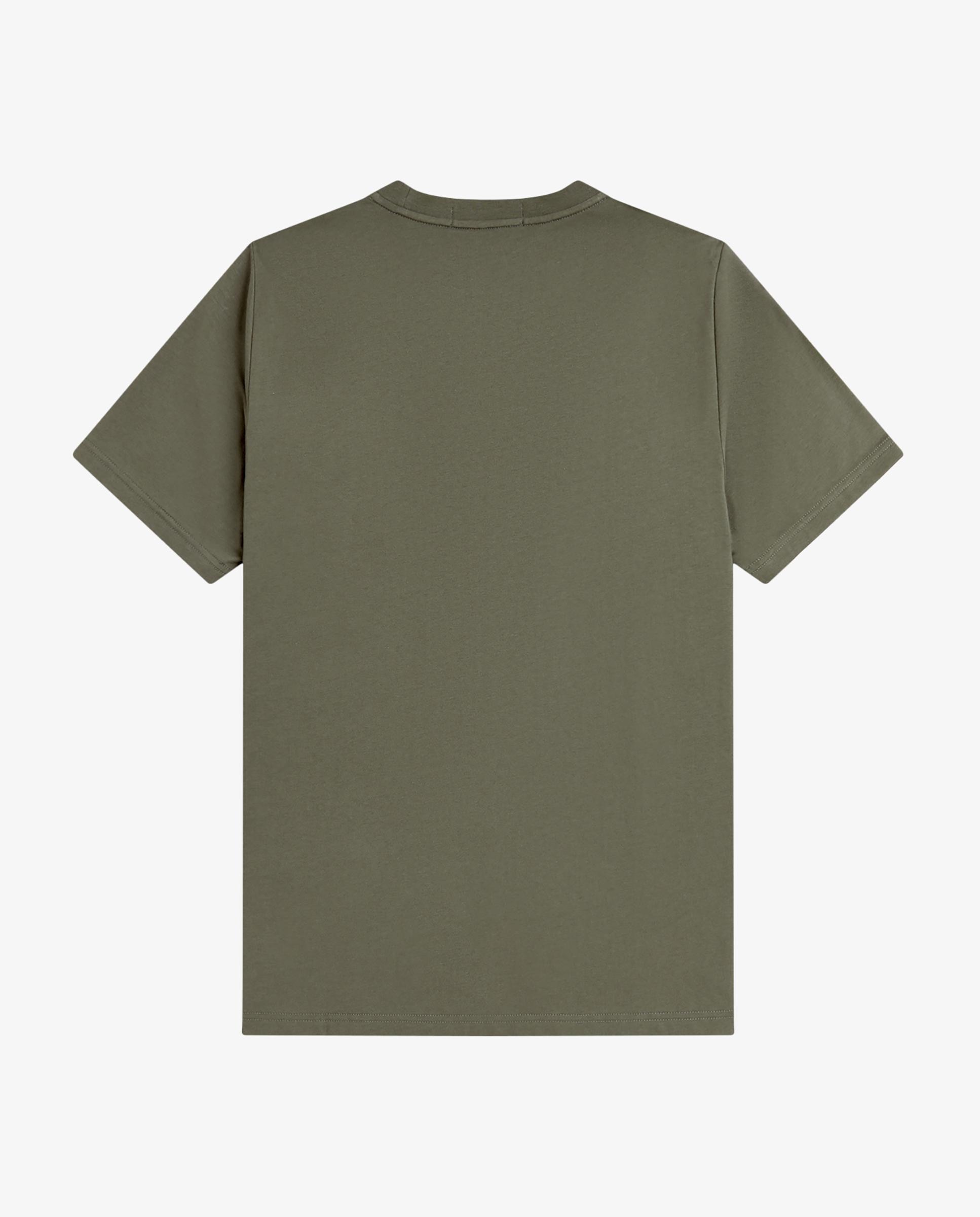 Fred Perry - Camiseta de hombre manga corta con cuello redondo.