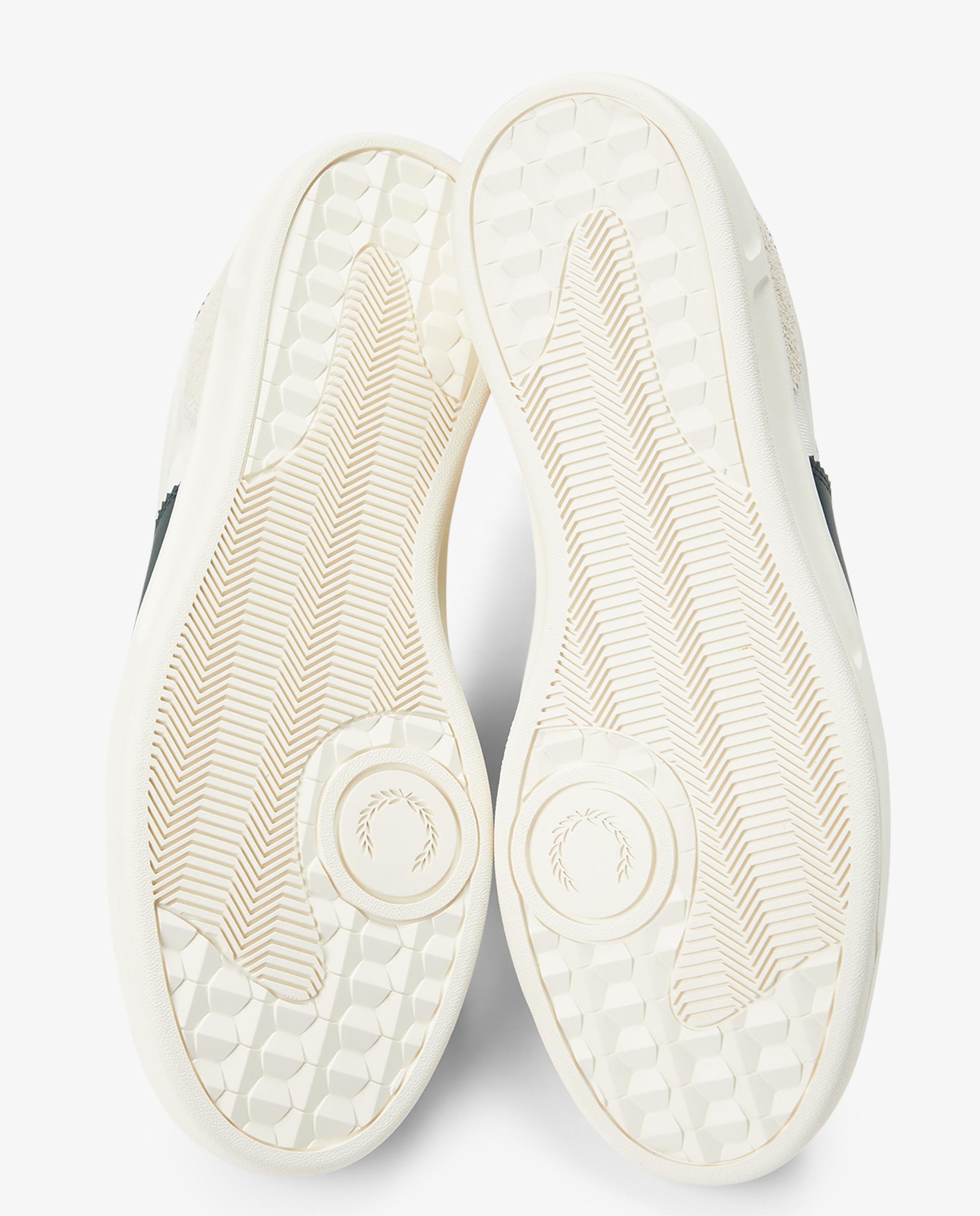 Zapatillas deportivas de hombre B4 con logo y cordones Blanco