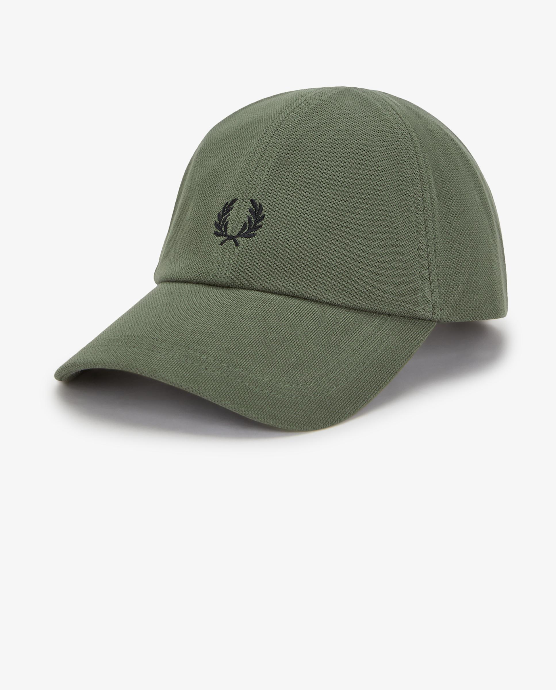 Imagen 0 de Gorra baseball de hombre clásica de piqué de algodón ajustable Verde militar