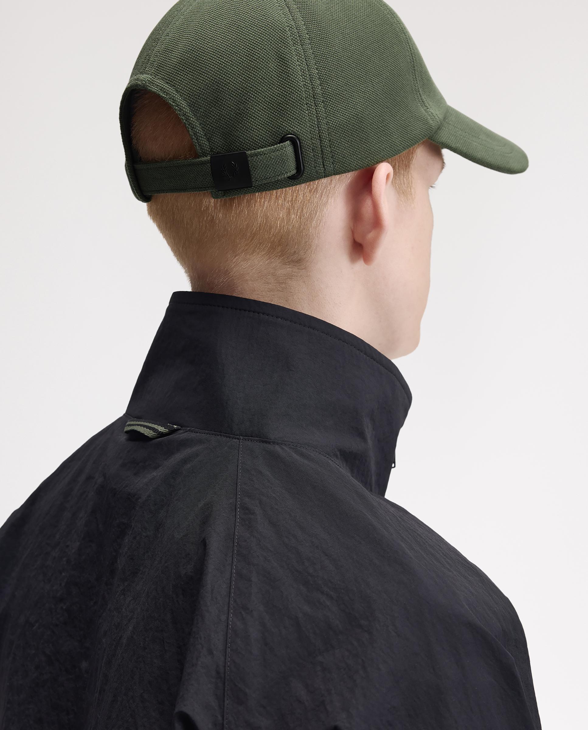 Gorra baseball de hombre clásica de piqué de algodón ajustable - Fred Perry - Verde militar Verde militar-4