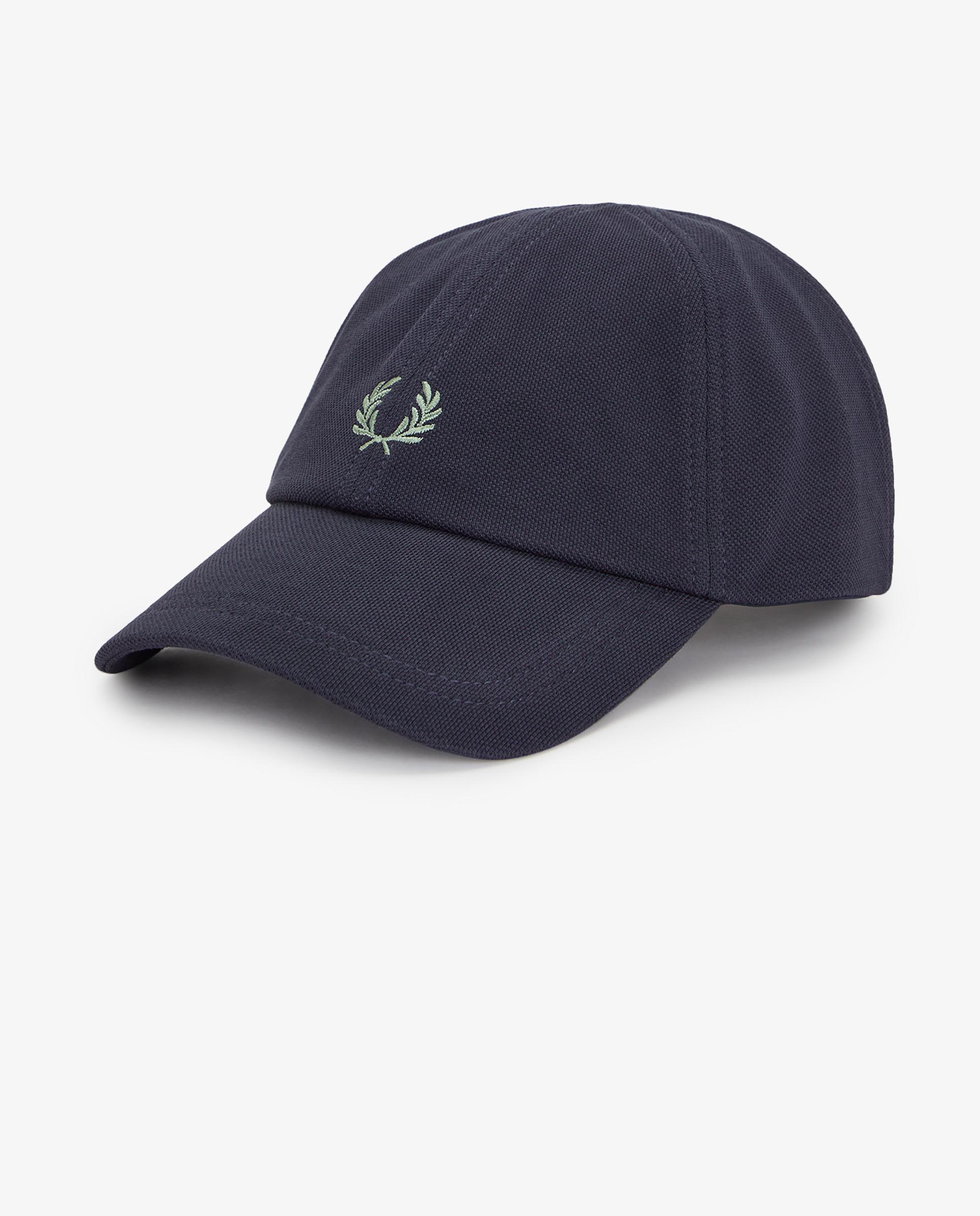 Gorra baseball de hombre clásica de piqué de algodón ajustable - Fred Perry - Azul marino Azul marino-1