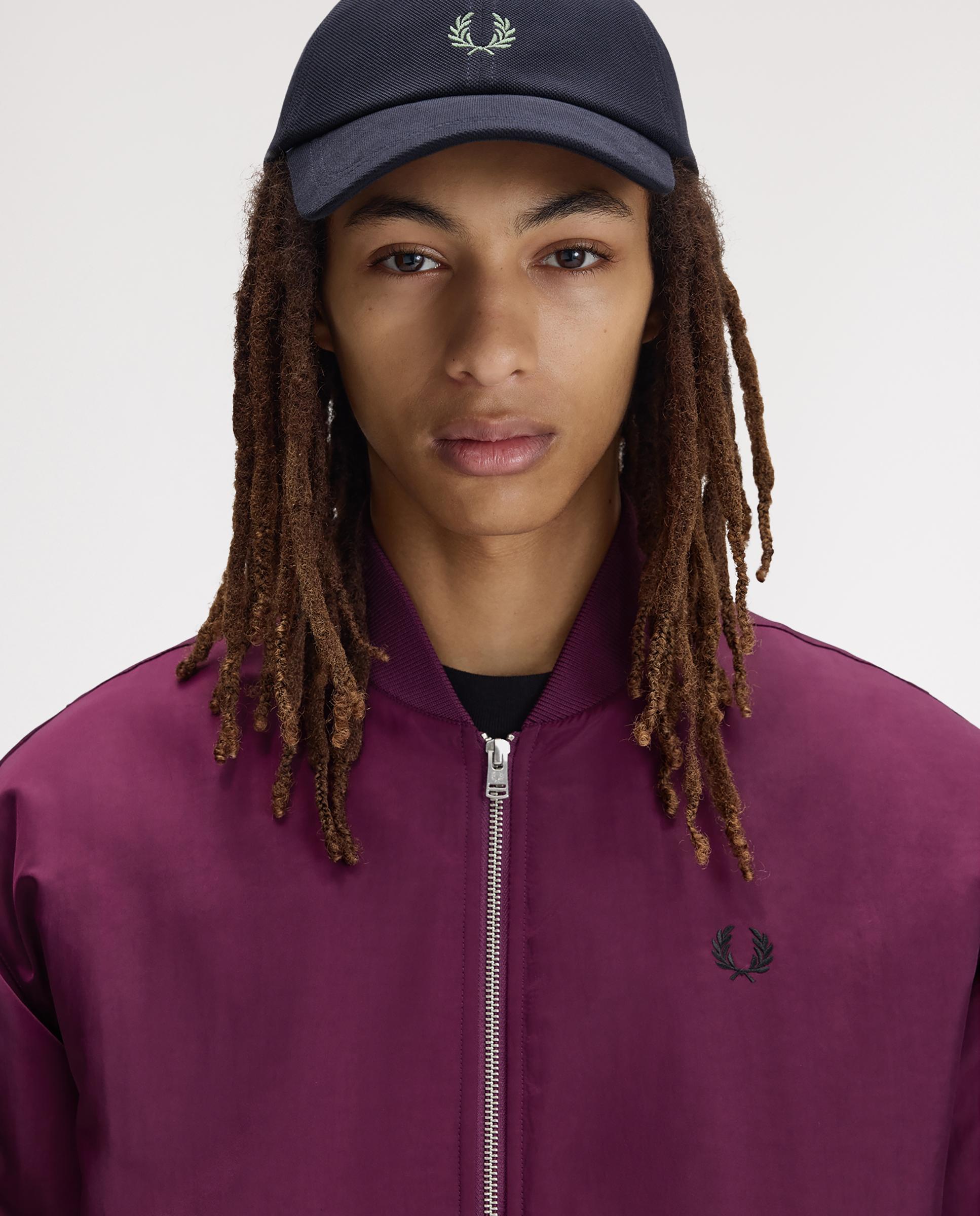 Gorra baseball de hombre clásica de piqué de algodón ajustable - Fred Perry - Azul marino Azul marino-2