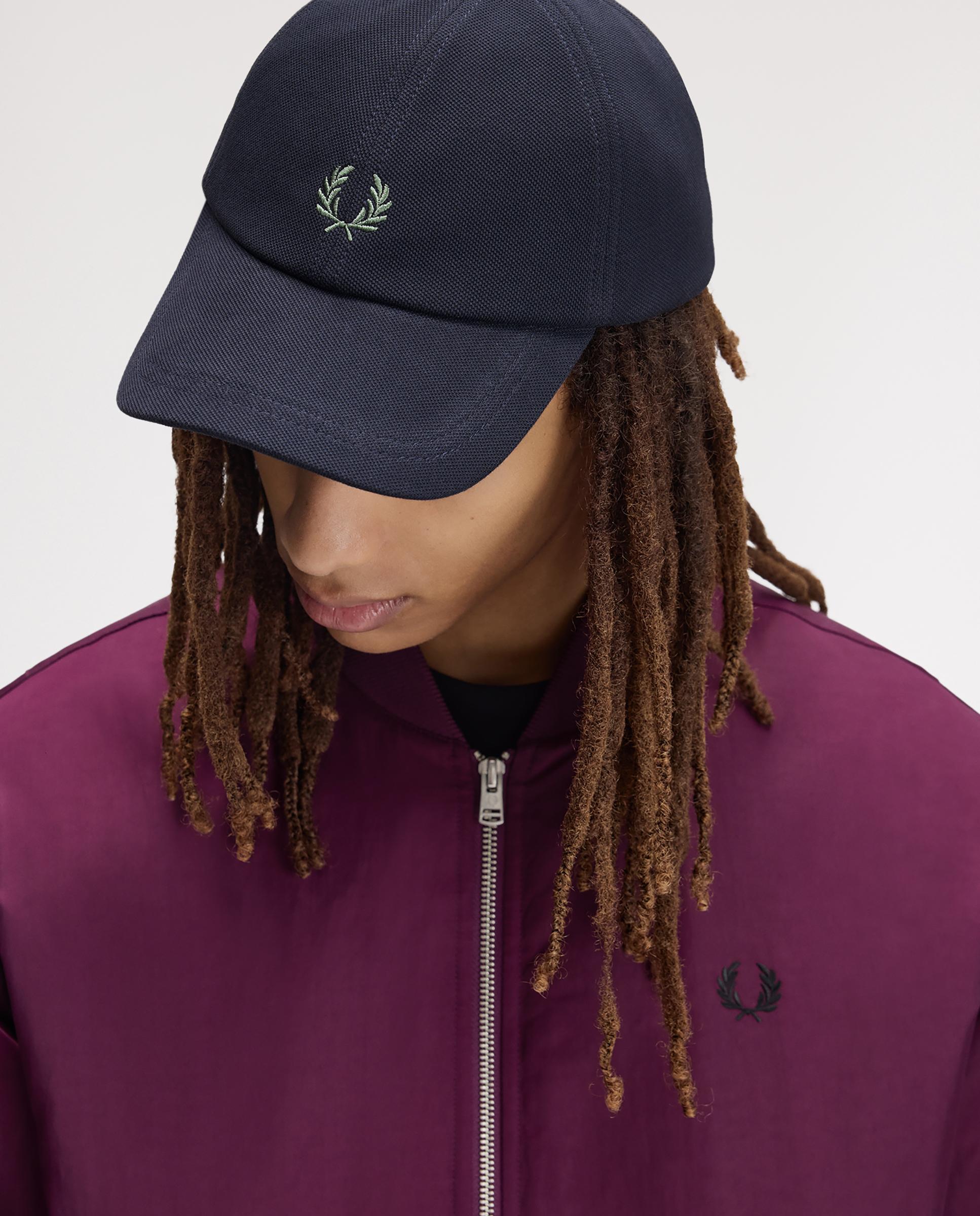 Gorra baseball de hombre clásica de piqué de algodón ajustable - Fred Perry - Azul marino Azul marino-3