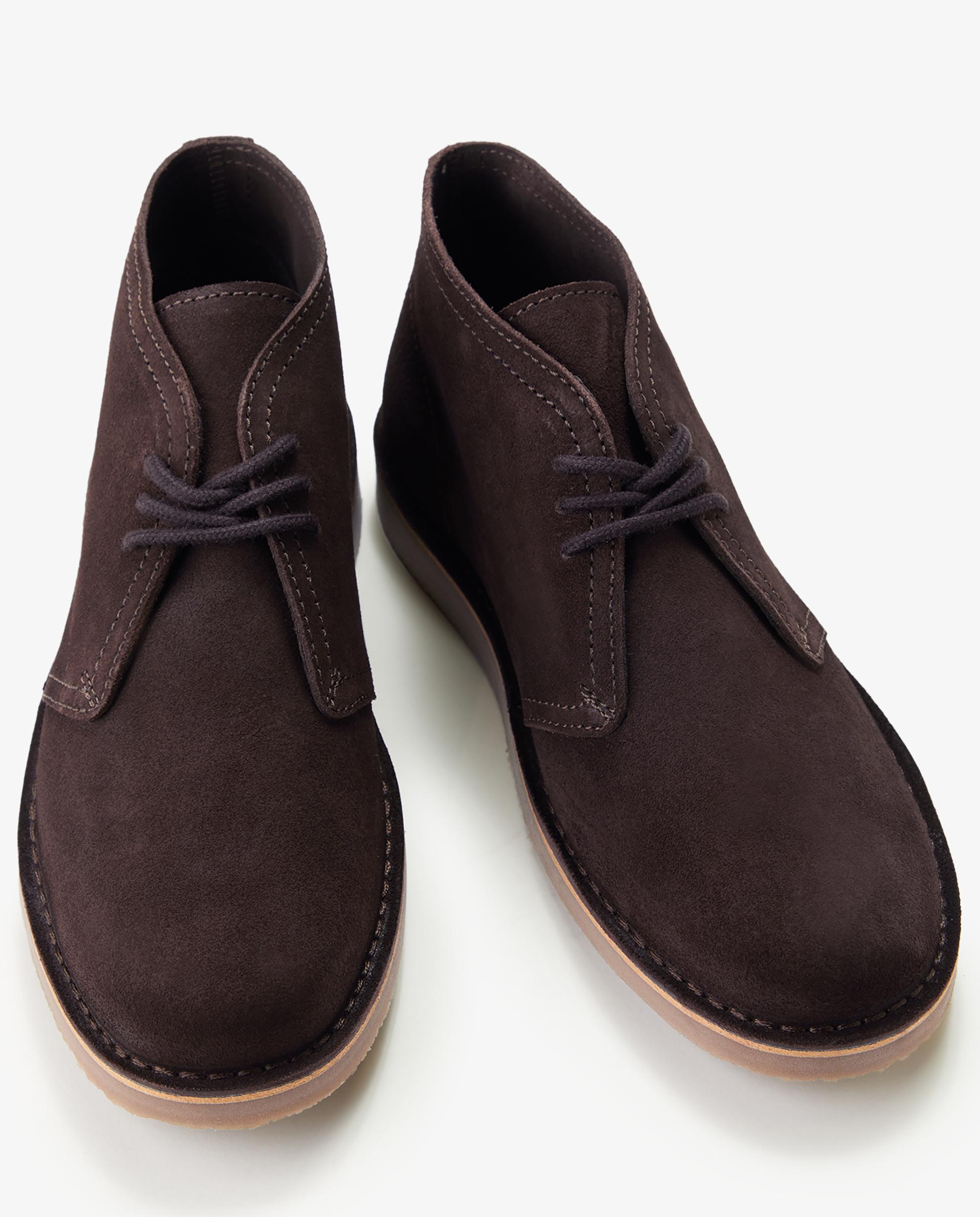 Bota de hombre hawley de ante con suela gruesa - Fred Perry - Marrón oscuro Marrón oscuro-5