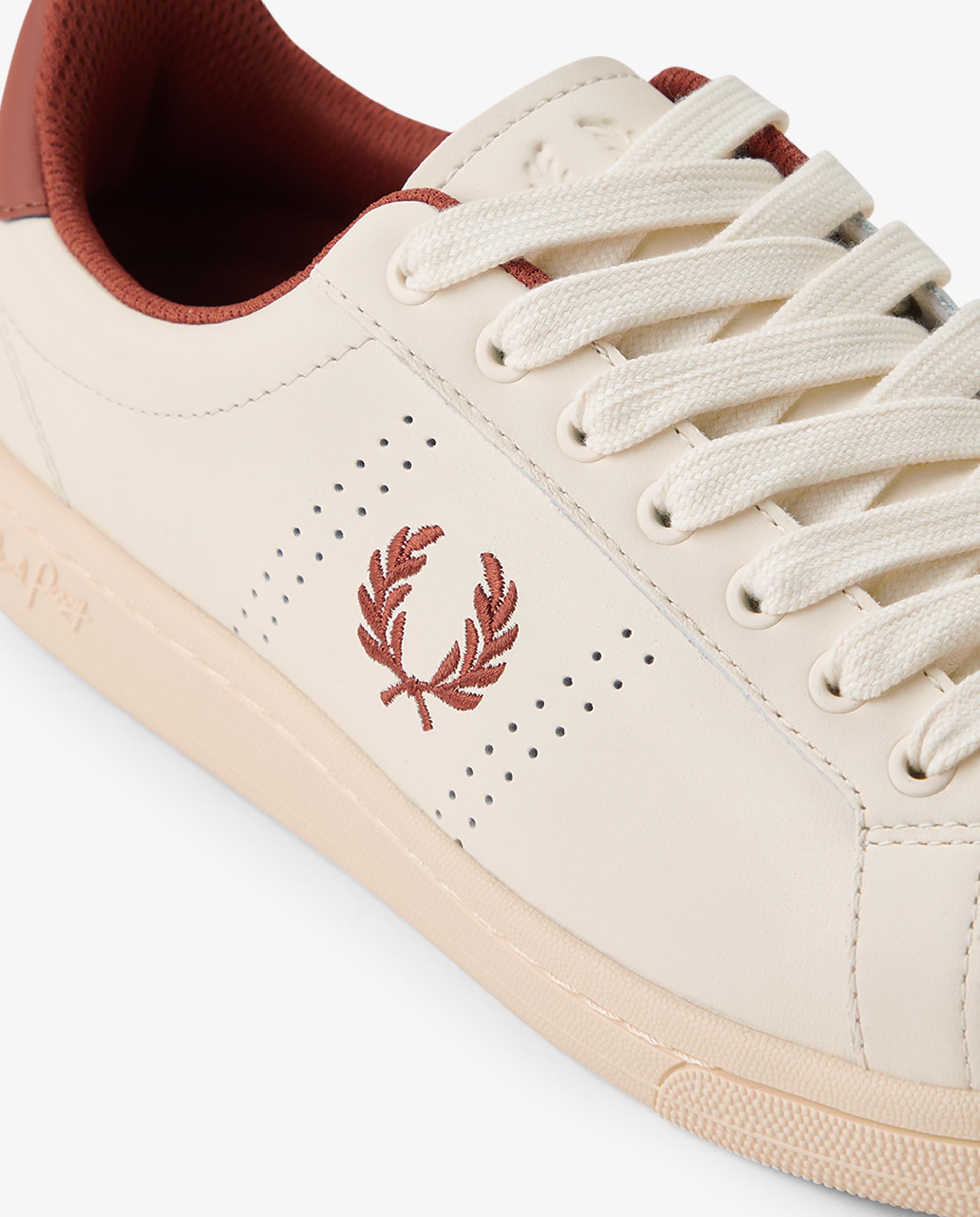 Zapatillas deportivas de hombre b722 de piel - Fred Perry - Beige Beige-3