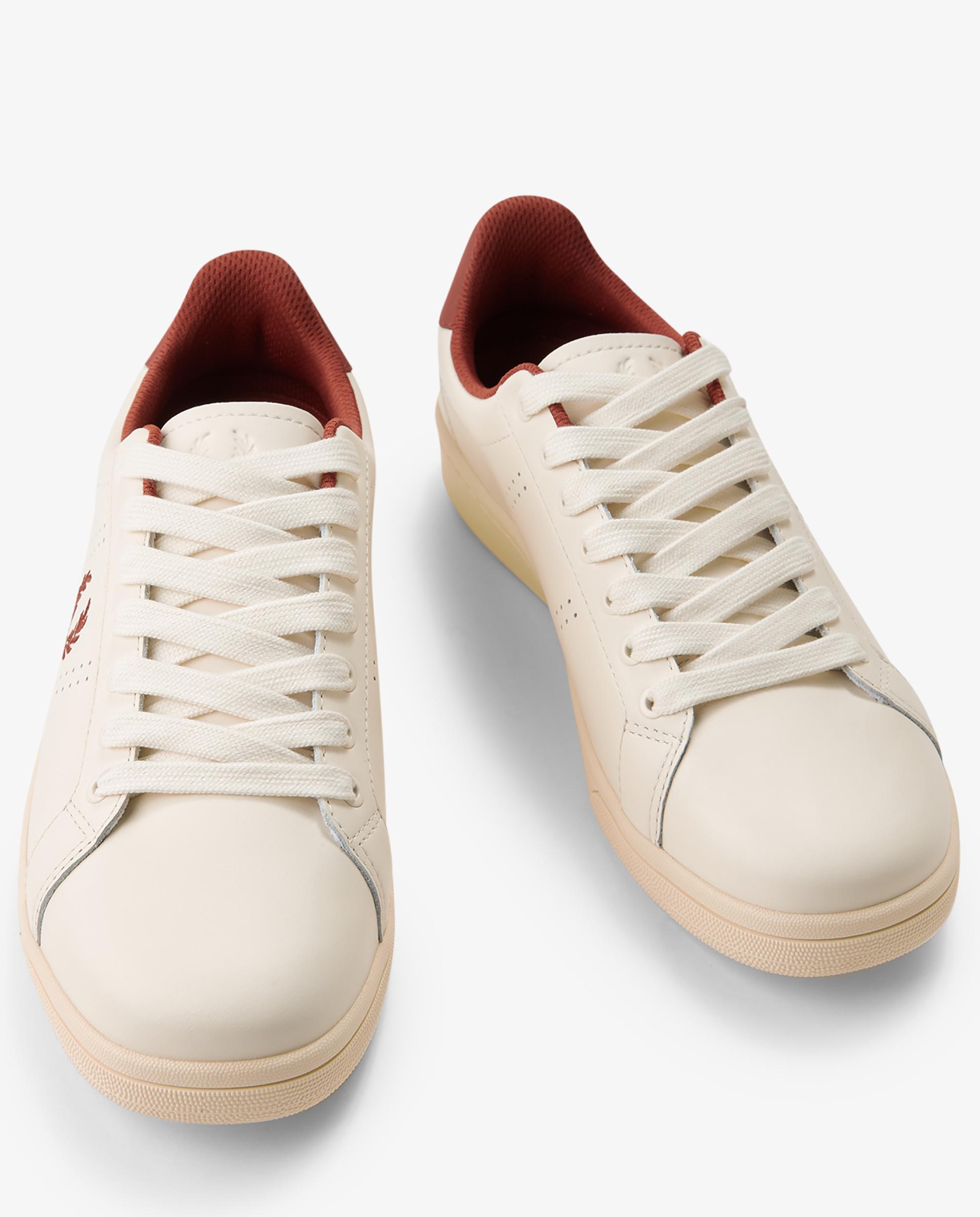 Zapatillas deportivas de hombre b722 de piel - Fred Perry - Beige Beige-2