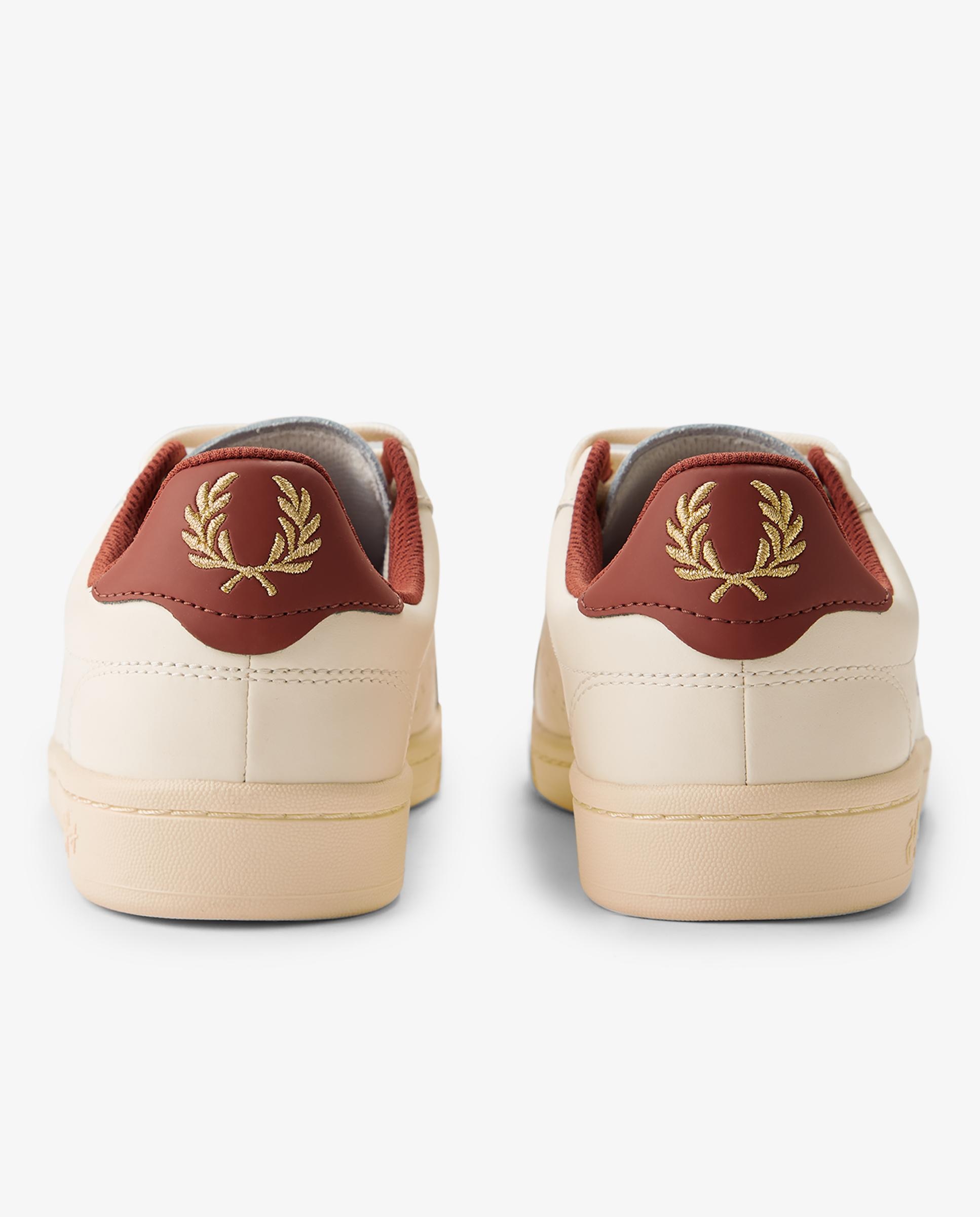 Zapatillas deportivas de hombre b722 de piel - Fred Perry - Beige Beige-5
