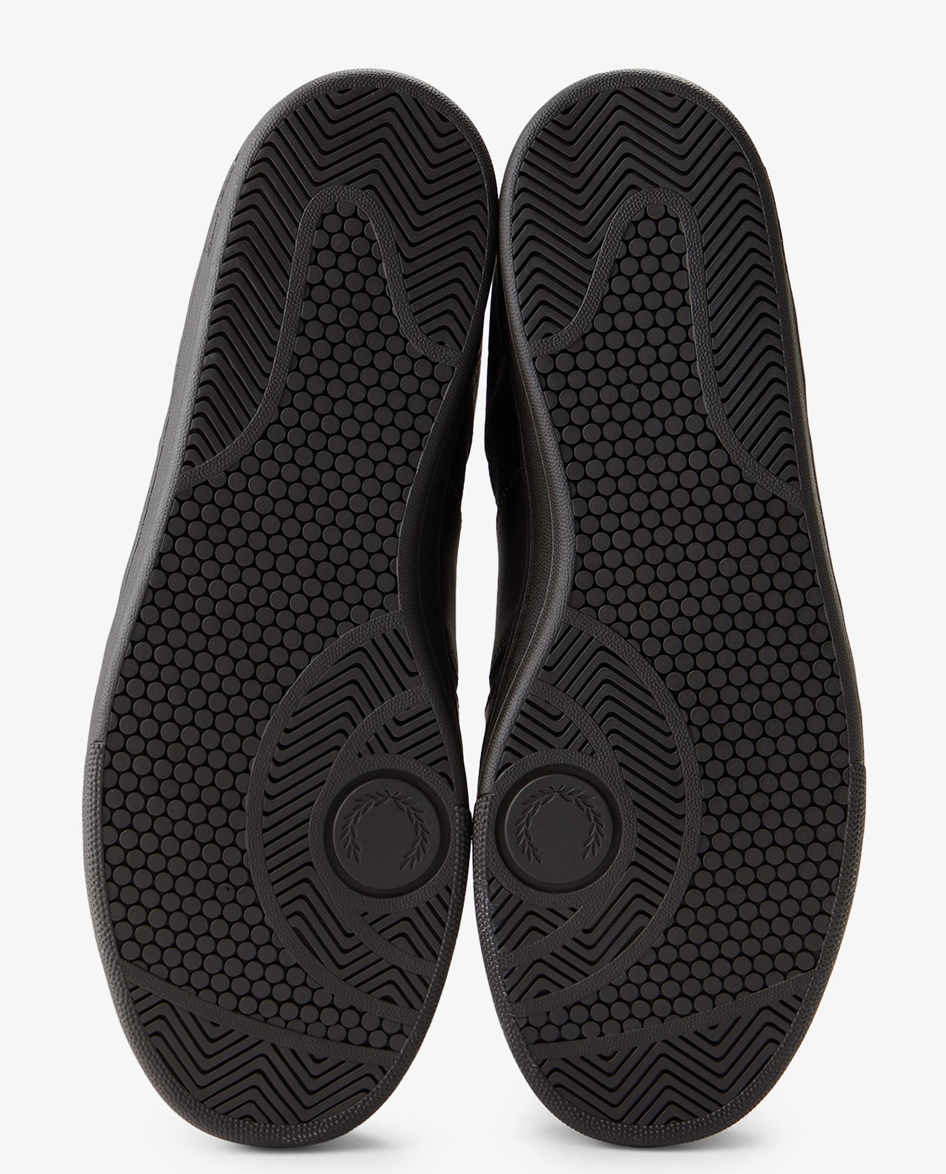 Zapatilla hombre b725 leather/suede - Fred Perry - Marrón oscuro Marrón oscuro-4