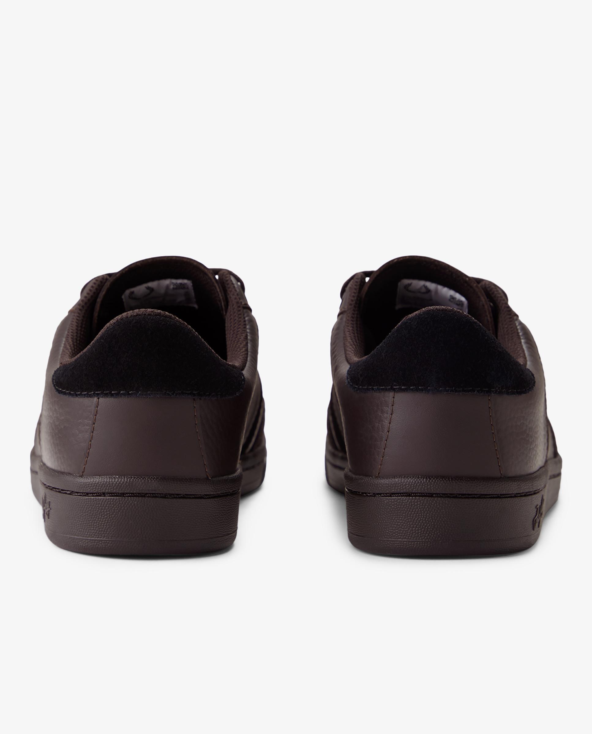 Zapatilla hombre b725 leather/suede - Fred Perry - Marrón oscuro Marrón oscuro-5