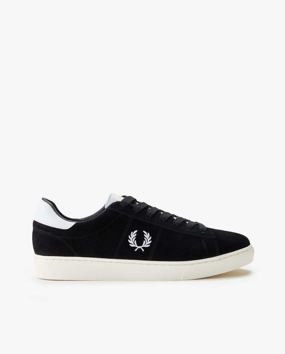 Imagen 0 de Zapatillas de hombre spencer de ante Negro