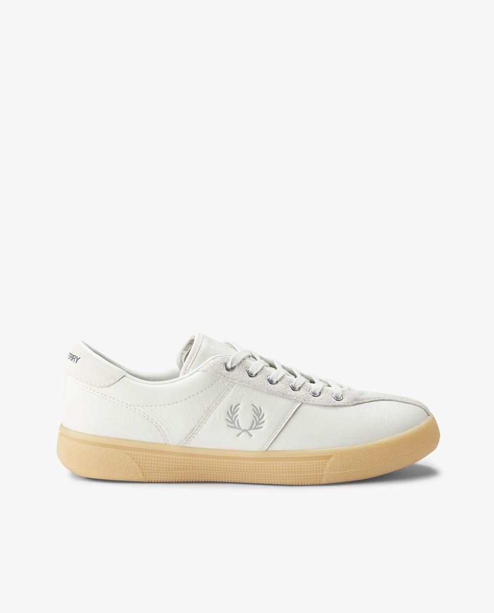 Imagen 0 de Zapatillas de hombre tennis shoe de piel y ante Blanco