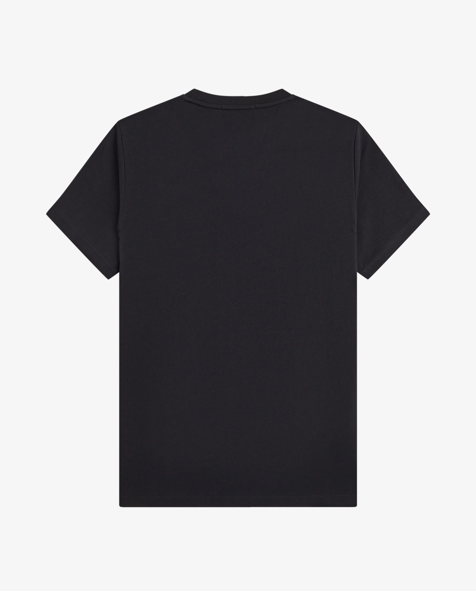 Imagen 5 de Camiseta de manga corta de hombre con estampado gráfico - Fred Perry - Negro Negro