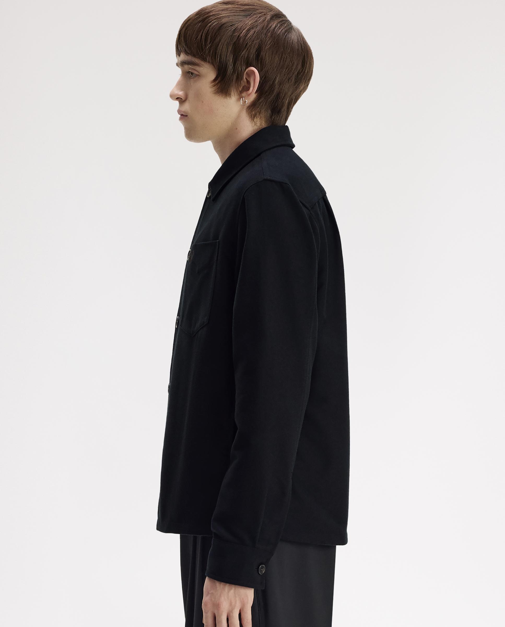 Imagen 2 de Soberecamisa de hombre con bolsillos y cierre de botones - Fred Perry - Negro Negro