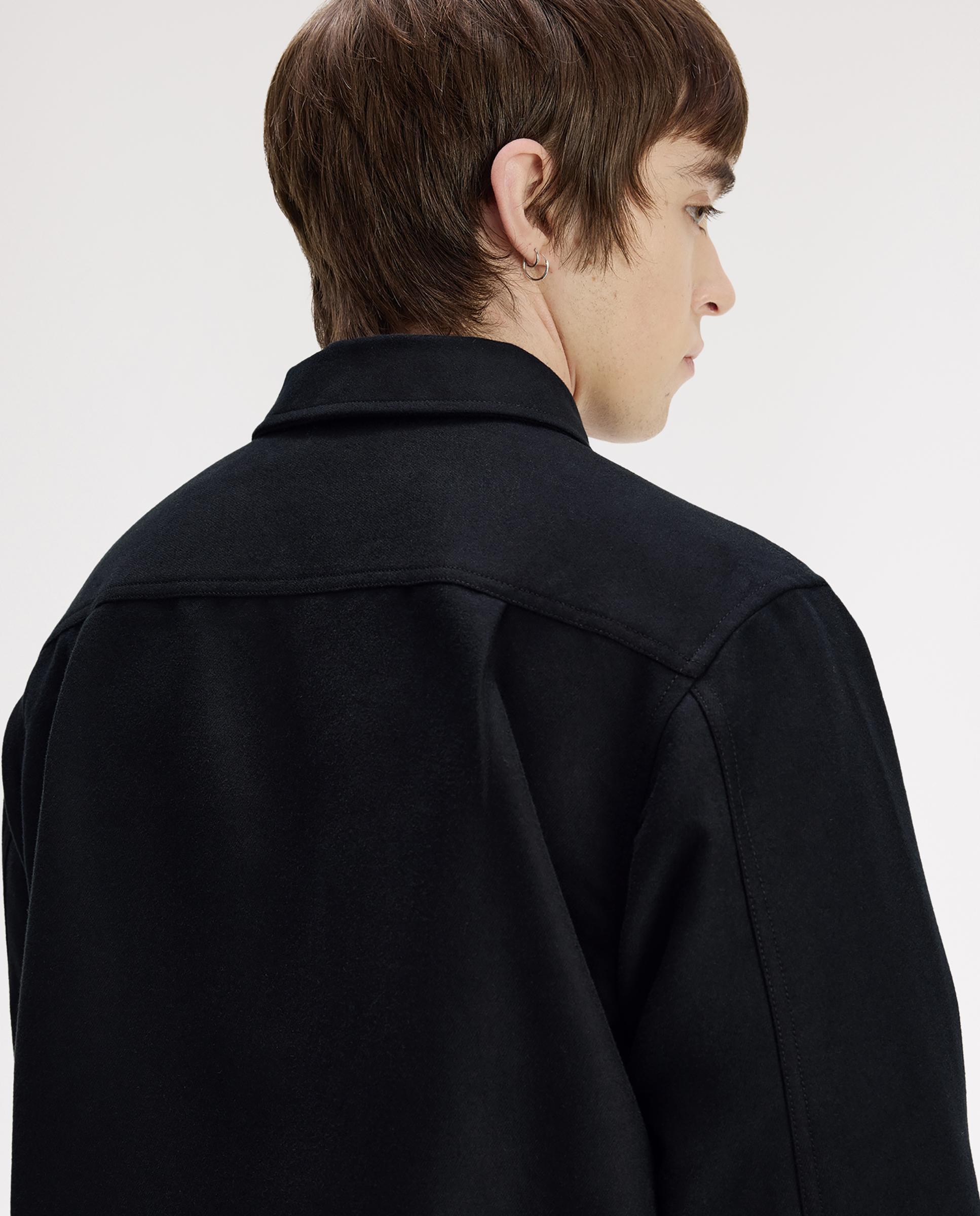 Imagen 8 de Soberecamisa de hombre con bolsillos y cierre de botones - Fred Perry - Negro Negro