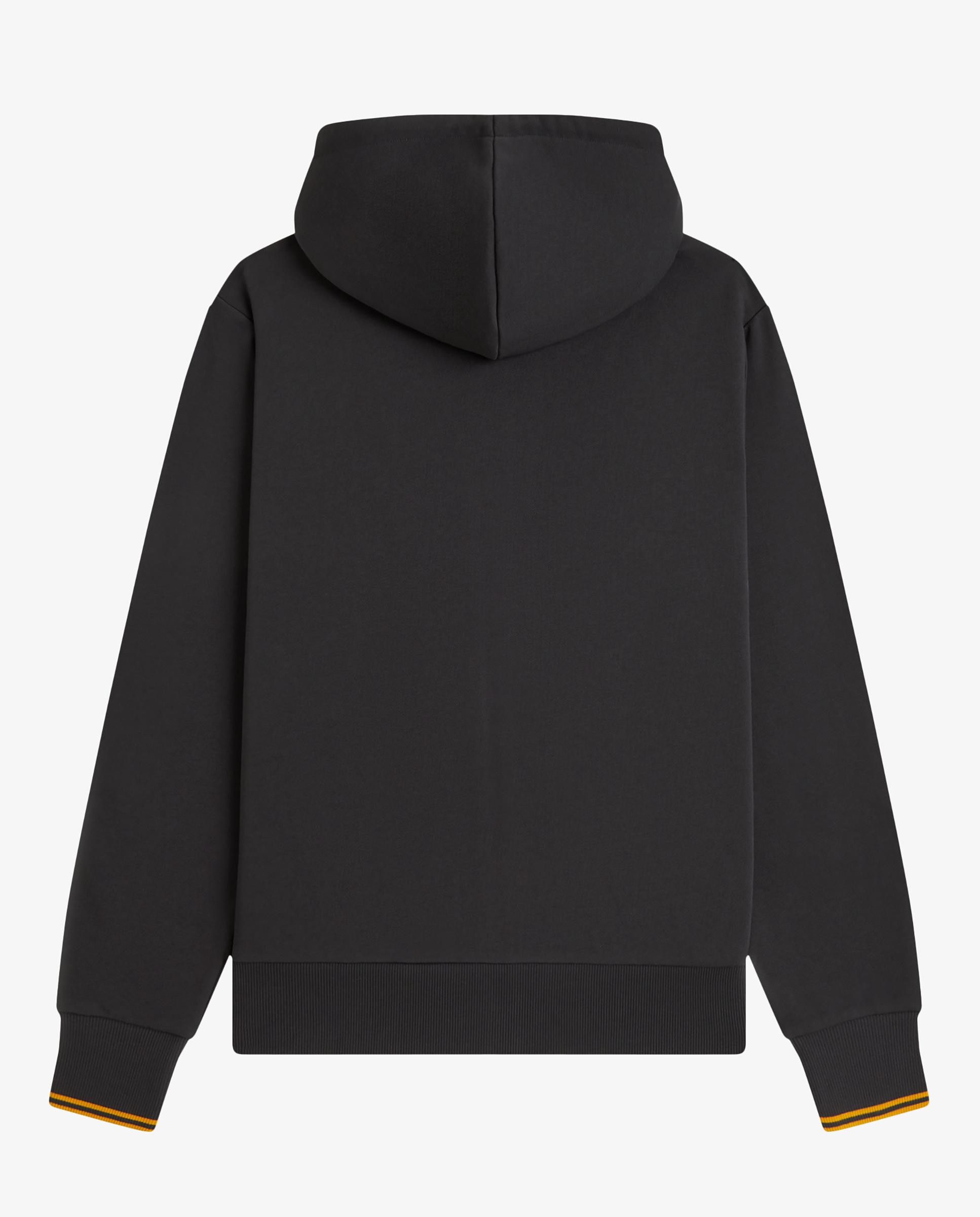 Sudadera de hombre con capucha y cremallera integral - Fred Perry - Gris marengo Gris marengo-8