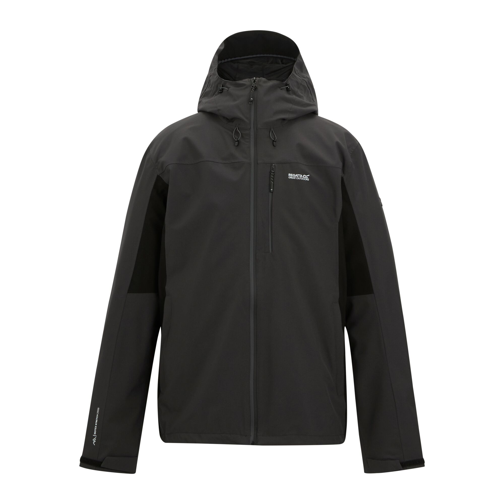Chubasquero de hombre Birchdale II Regatta - Negro / Gris Negro / Gris-6