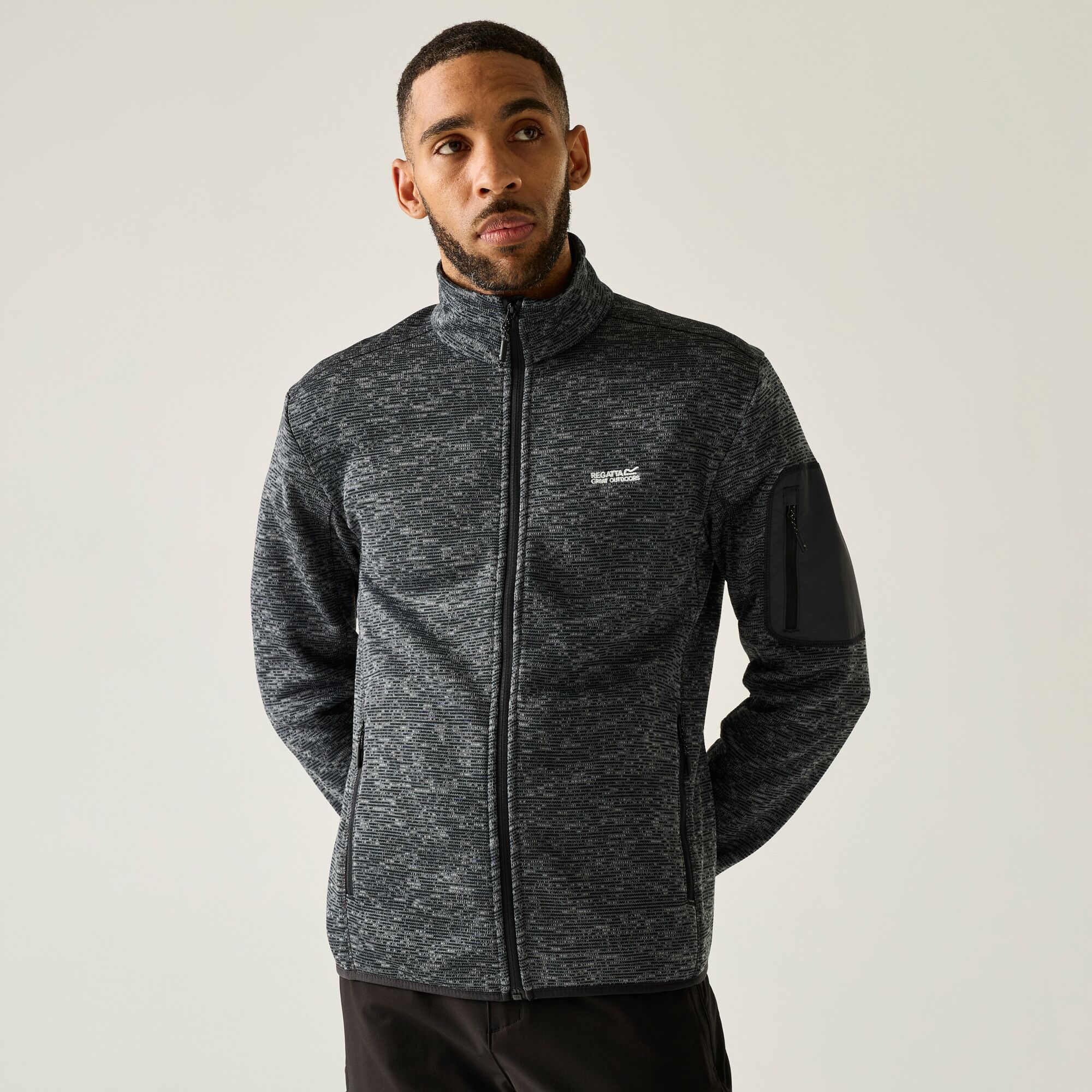 Forro polar de hombre Newhill Regatta - Gris oscuro Gris oscuro-1