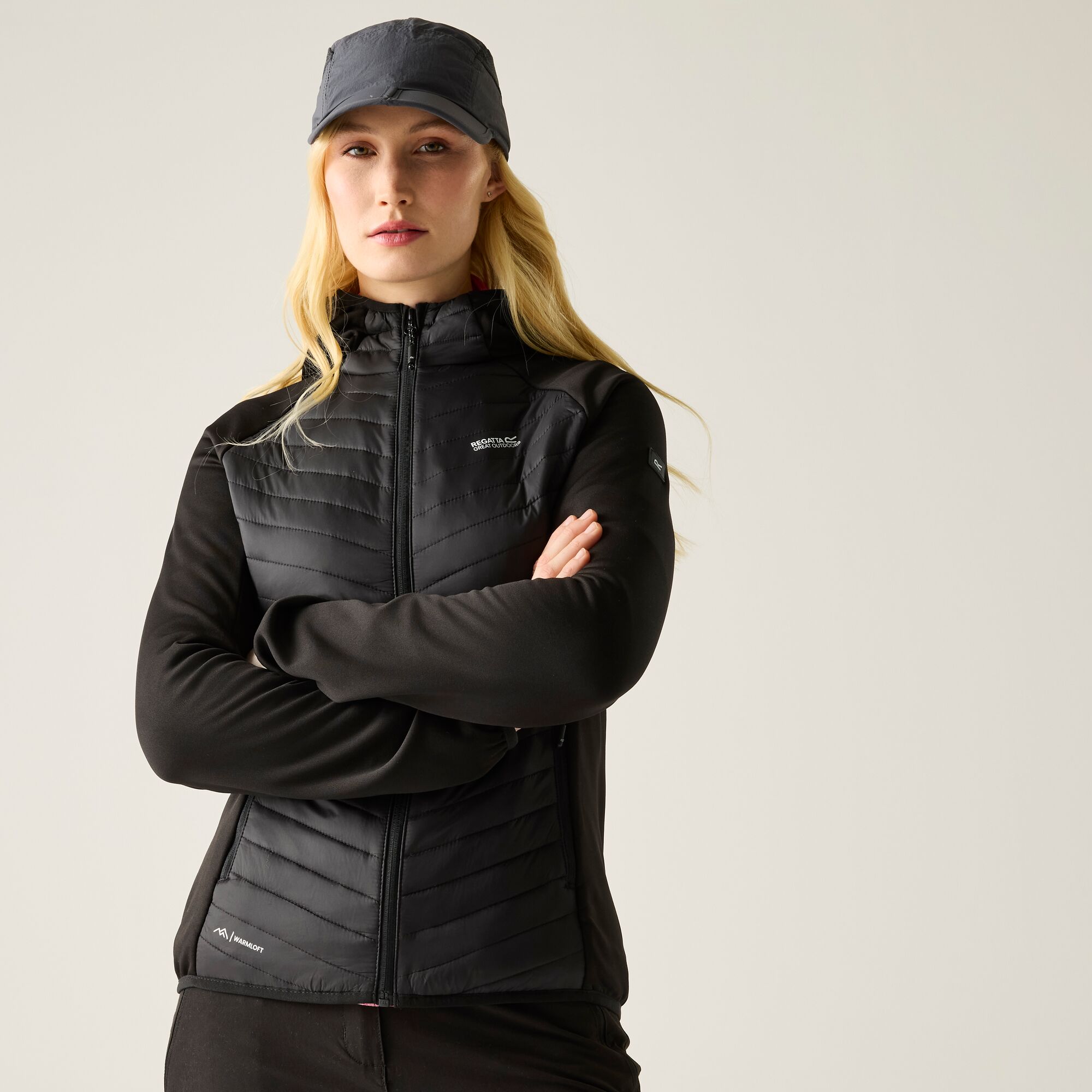 Chaqueta de mujer Andreson Hybrid Regatta - Negro Negro-1