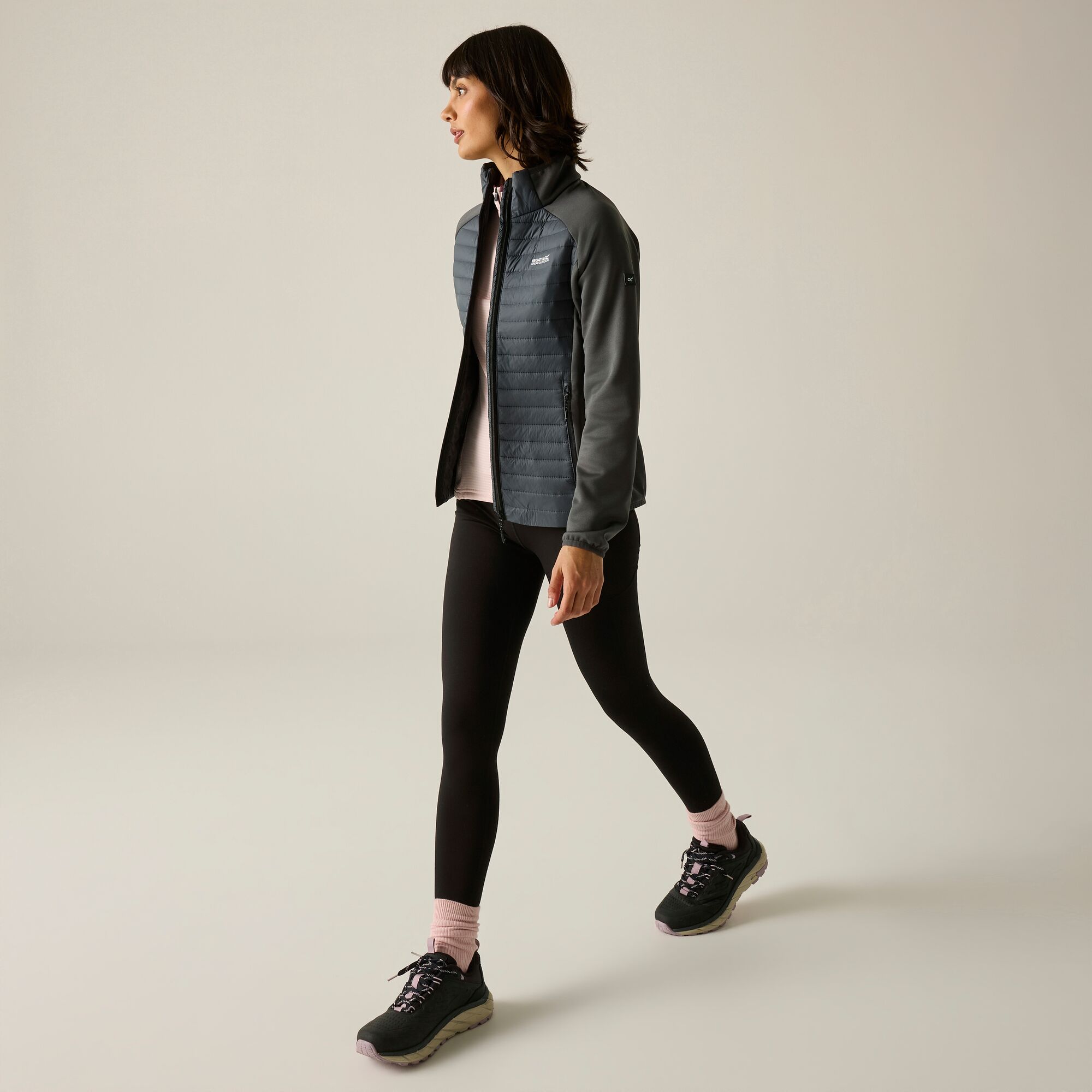 Imagen 4 de Chaqueta de mujer Clumber Hybrid Regatta - Gris Piedra Gris Piedra