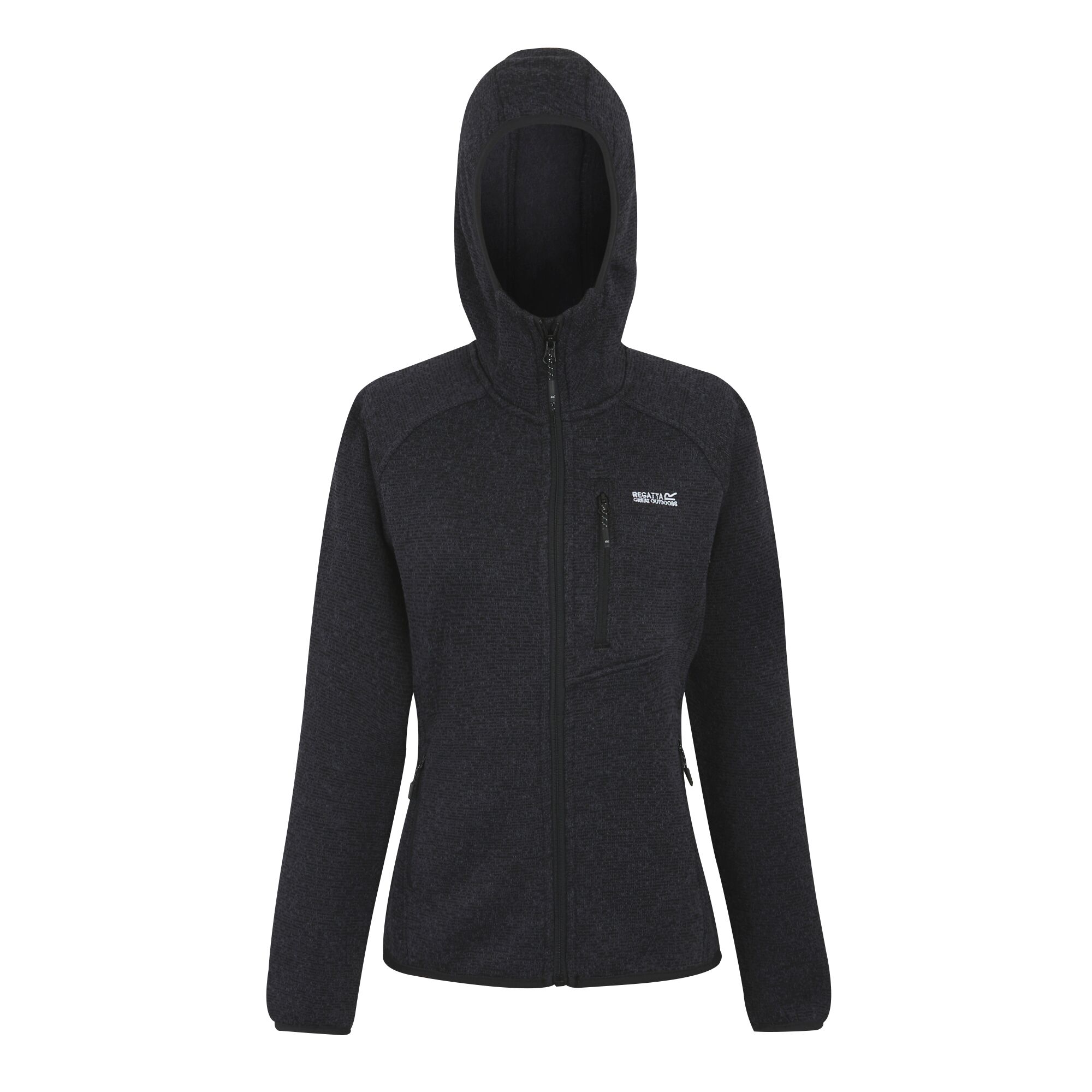 Forro polar de mujer Hooded Newhill Regatta - Negro Negro-5