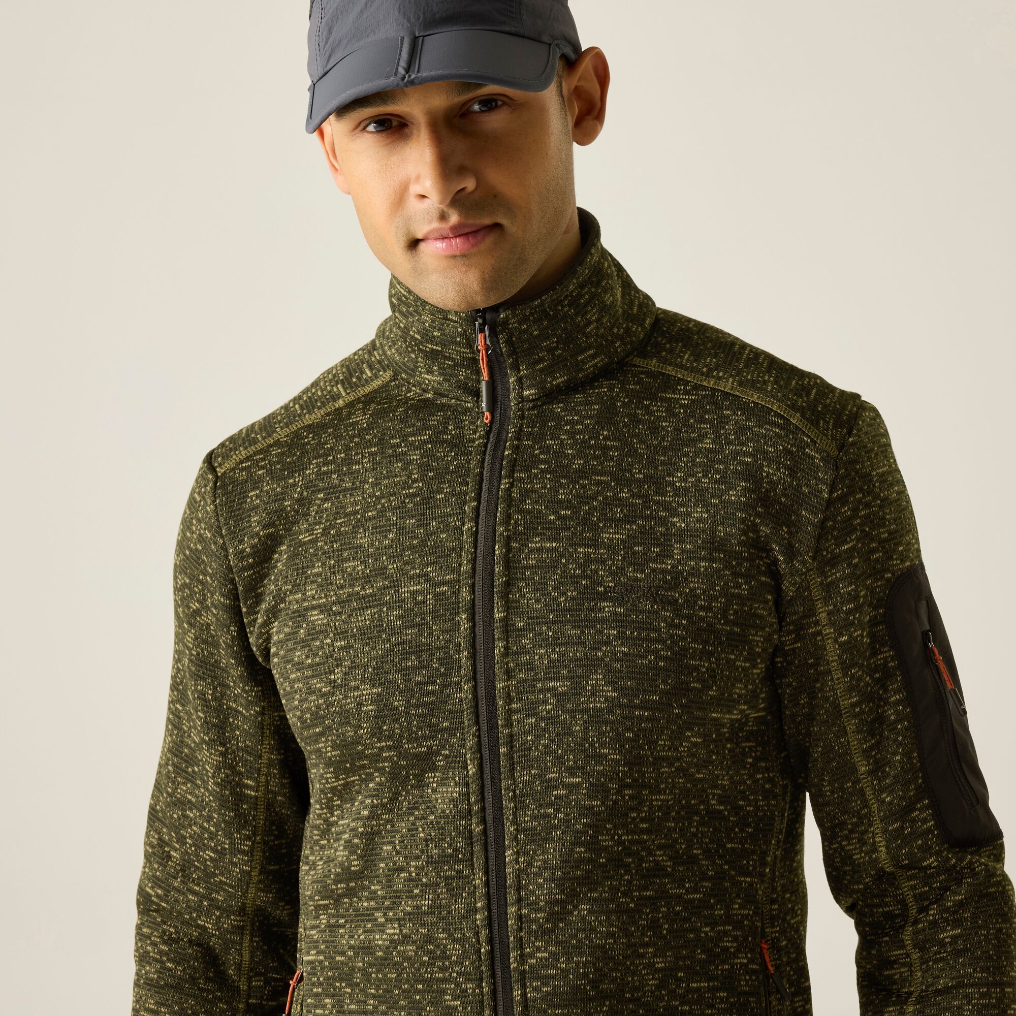 Imagen 0 de Forro polar de hombre Newhill Regatta Verde militar