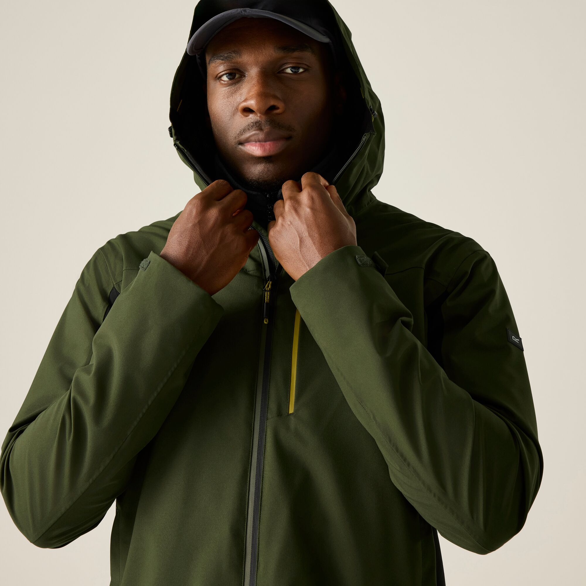 Chubasquero de hombre Birchdale II Regatta - Verde militar Verde militar-4