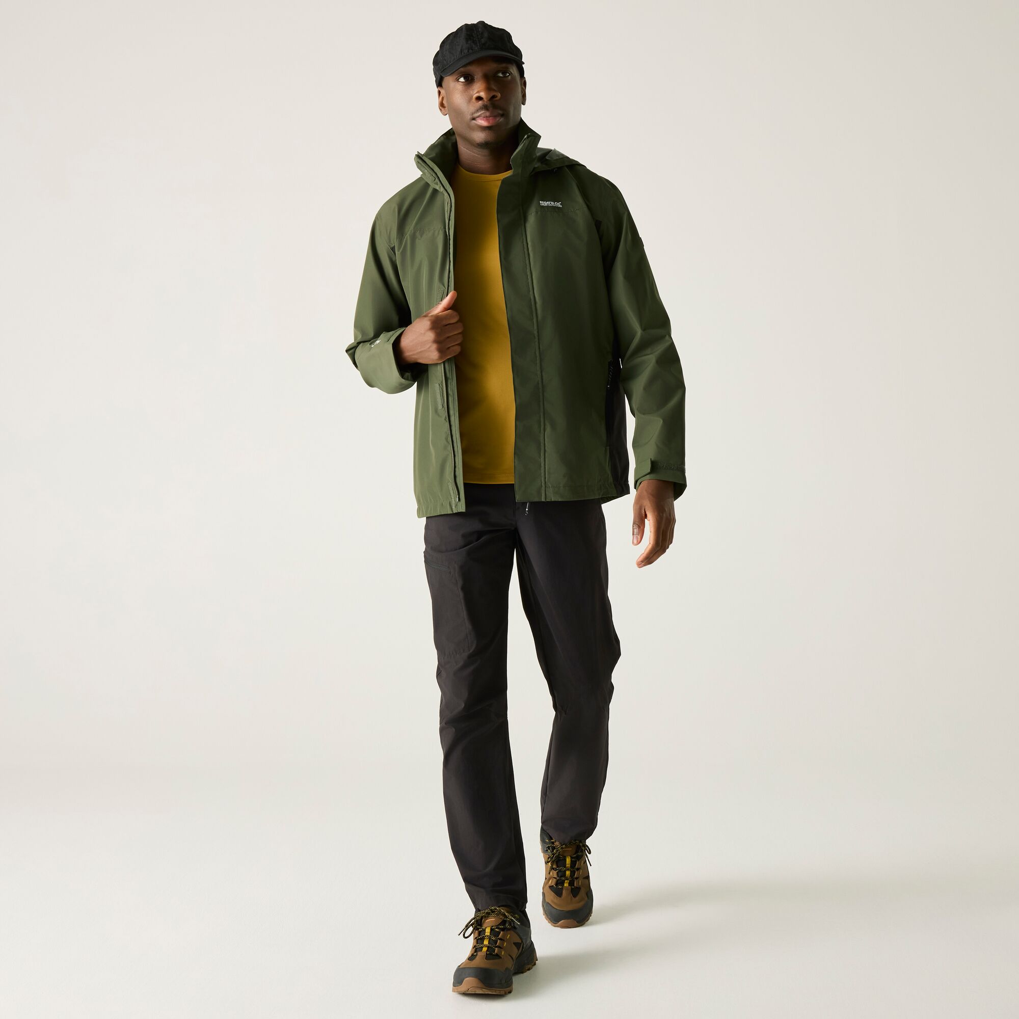 Chubasquero de hombre Matt II Regatta - Verde militar Verde militar-3