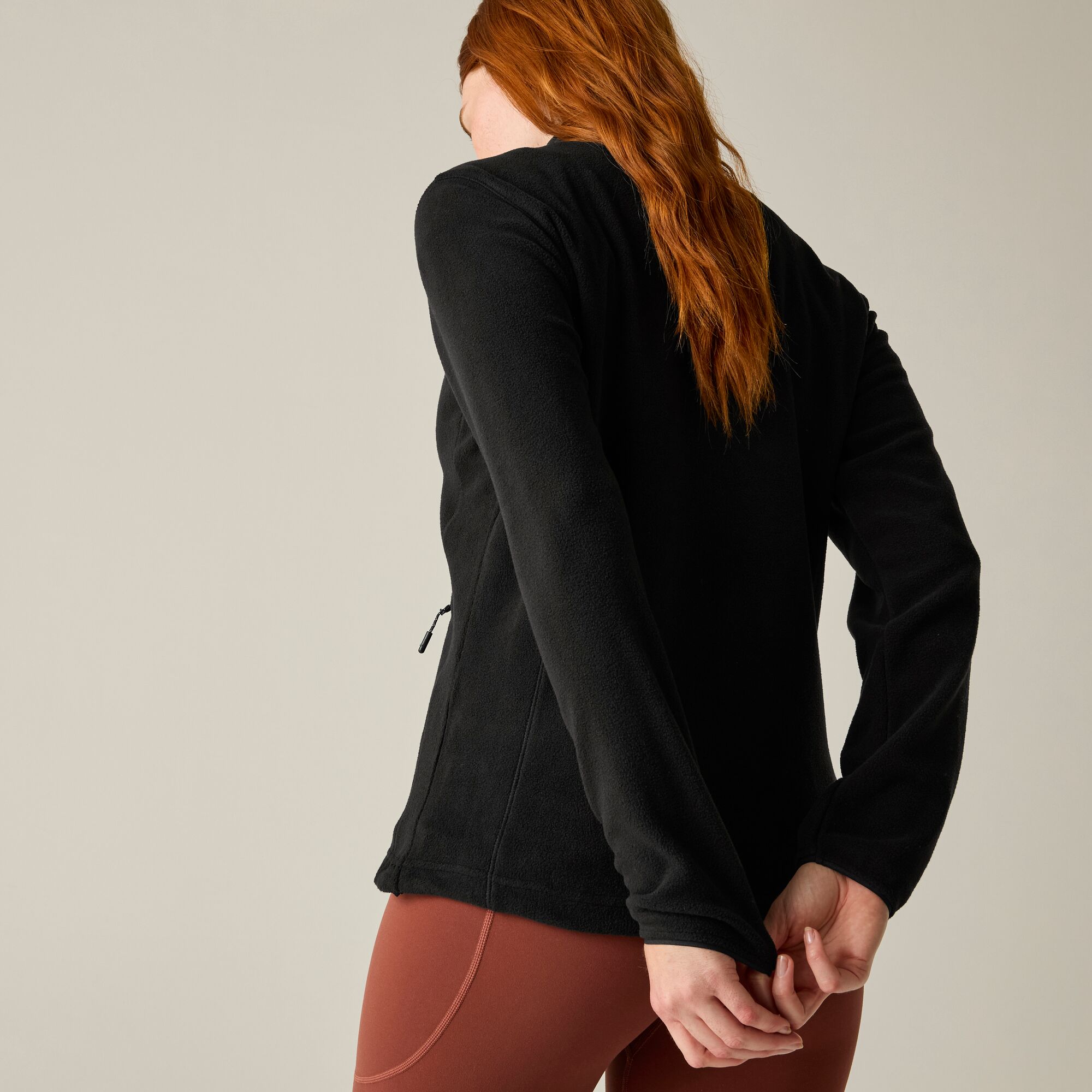 Forro polar de mujer Floreo IV Regatta - Negro Negro-4
