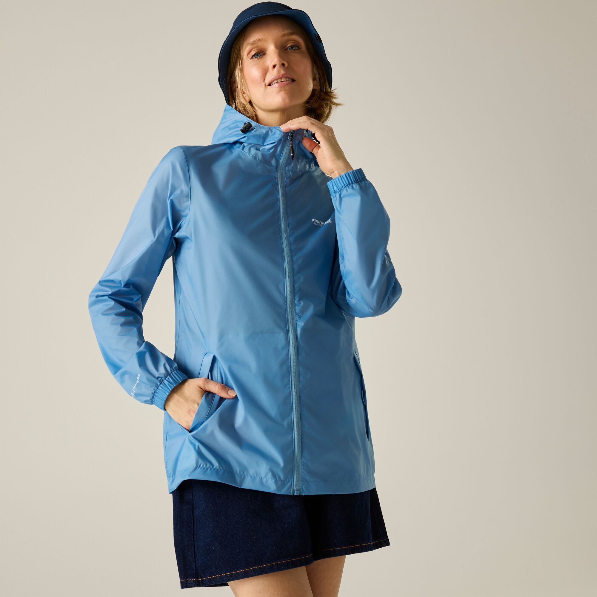 Imagen 0 de Chubasquero de mujer Pk It Jkt III Regatta Azul celeste