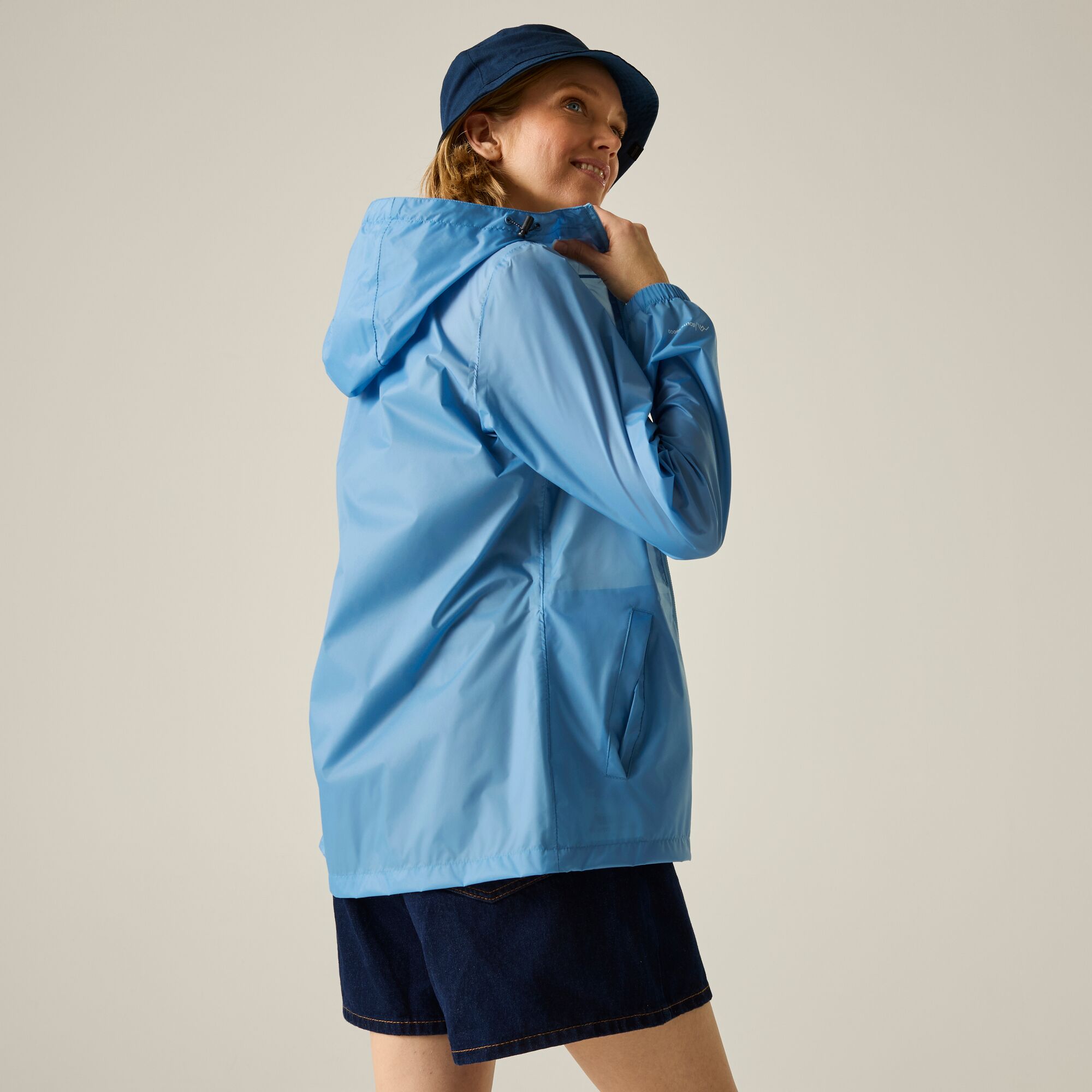 Chubasquero de mujer Pk It Jkt III Regatta - Azul celeste Azul celeste-3