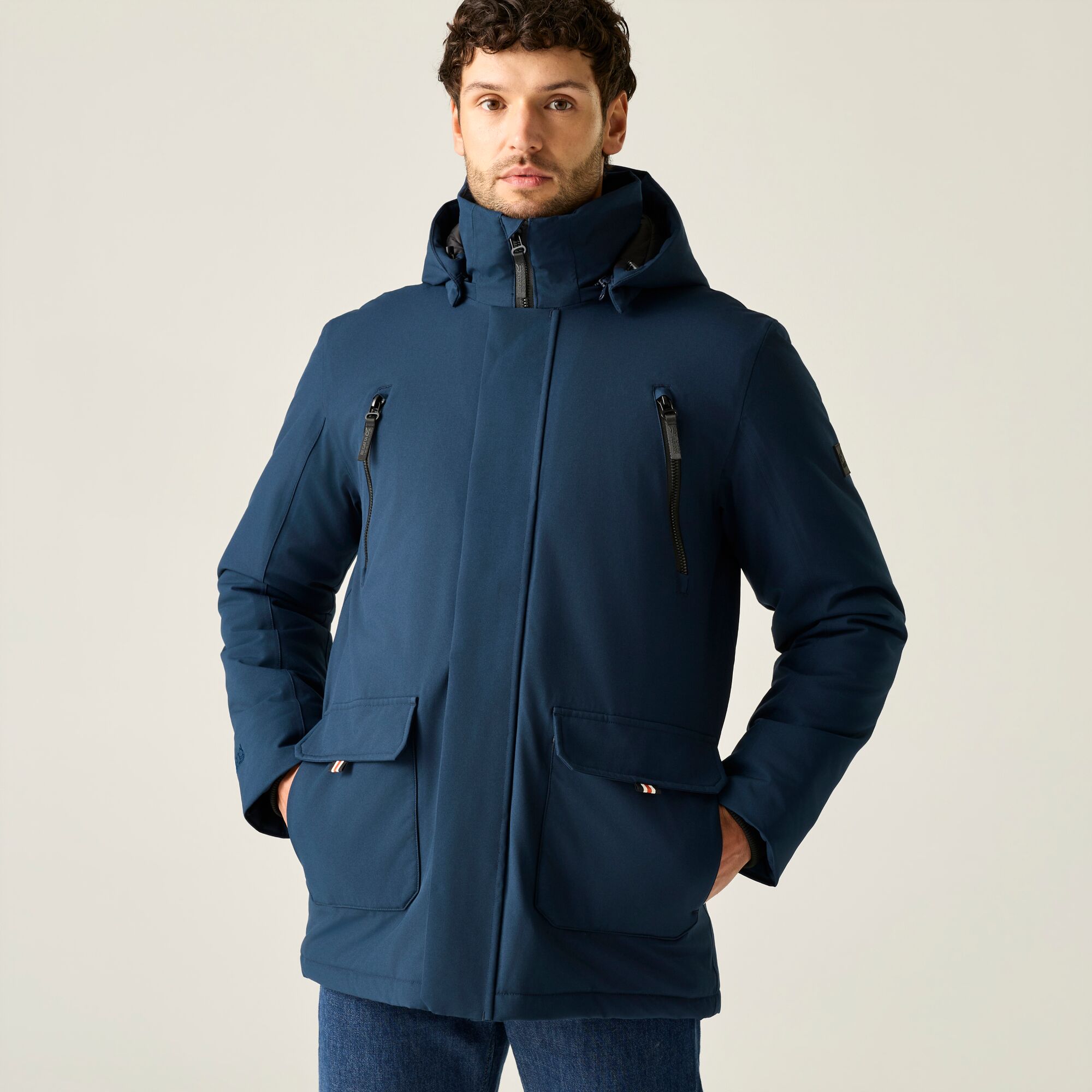 Chaqueta de hombre Marron Regatta - Azul marino Azul marino-1