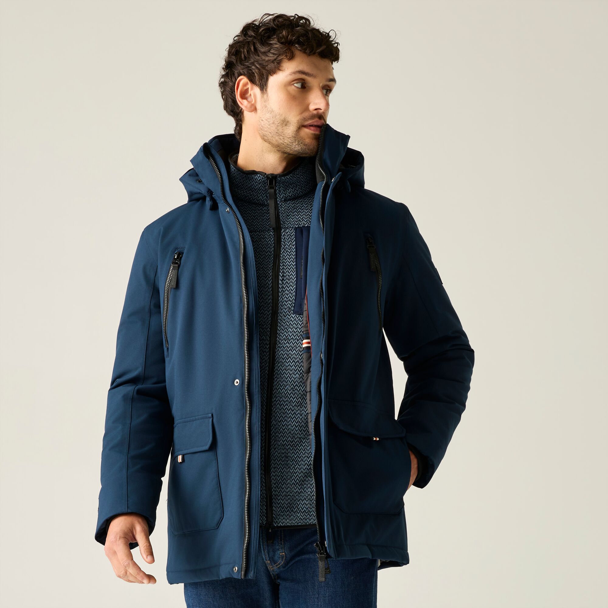 Chaqueta de hombre Marron Regatta - Azul marino Azul marino-2