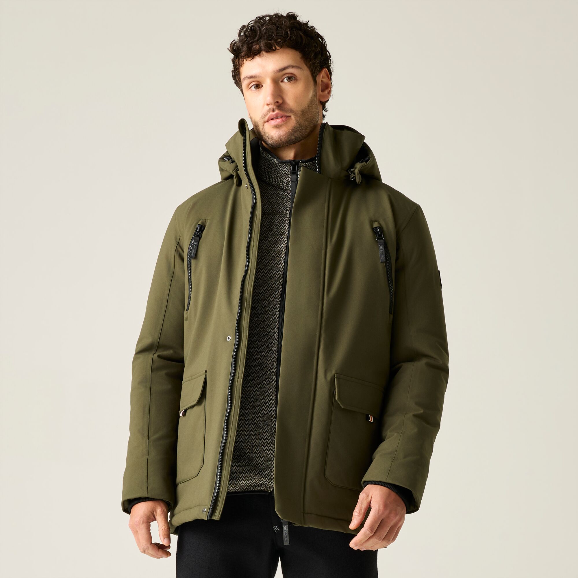 Chaqueta de hombre Marron Regatta - Verde militar Verde militar-1