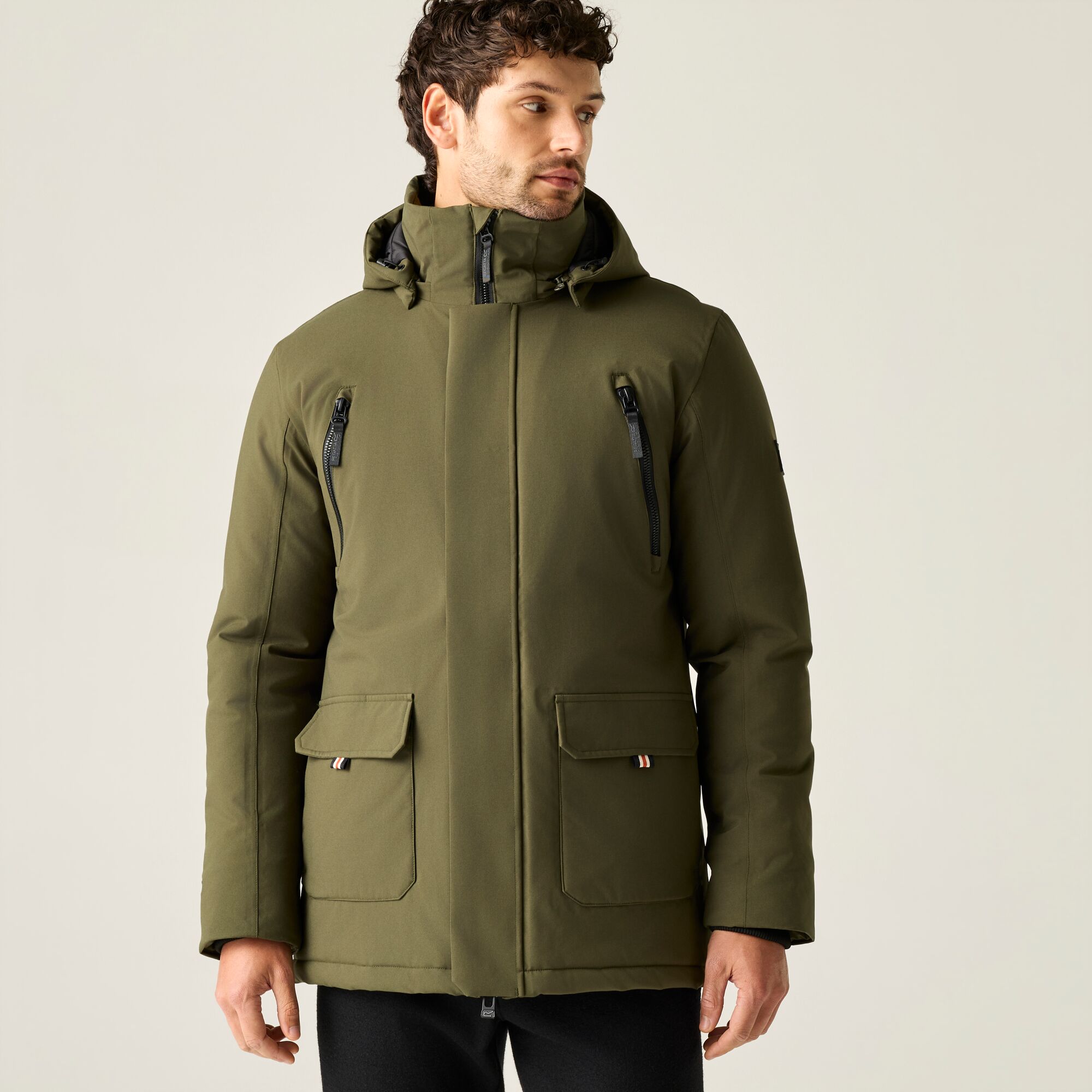 Chaqueta de hombre Marron Regatta - Verde militar Verde militar-3