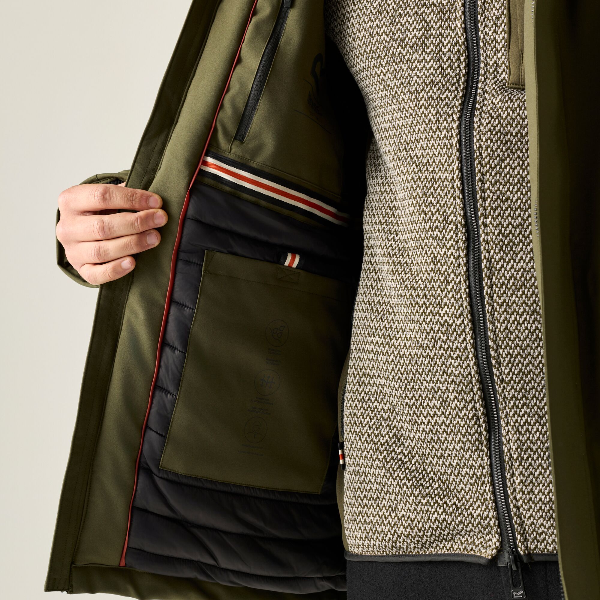 Chaqueta de hombre Marron Regatta - Verde militar Verde militar-4
