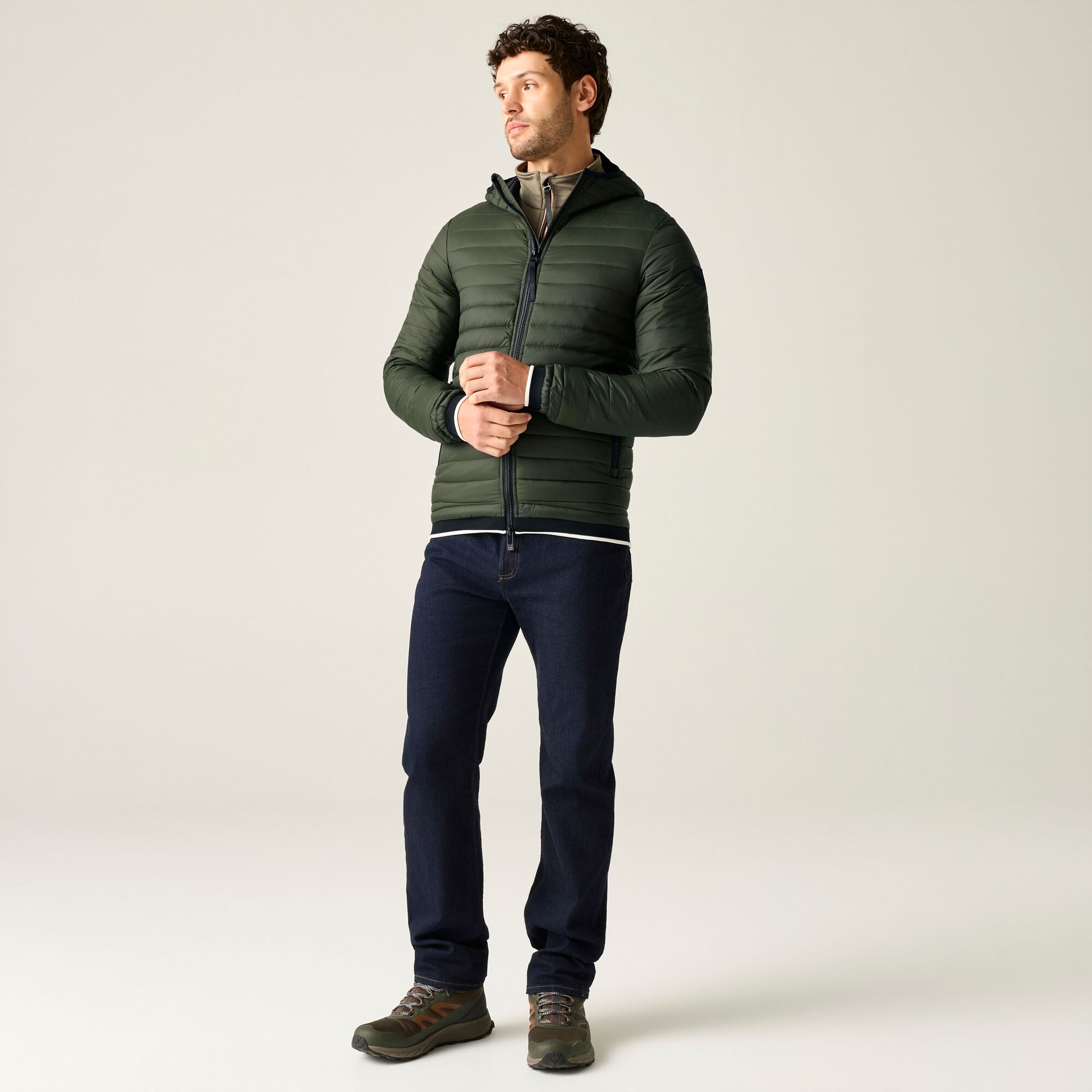 Chaqueta de hombre Haile Regatta - Verde militar Verde militar-3