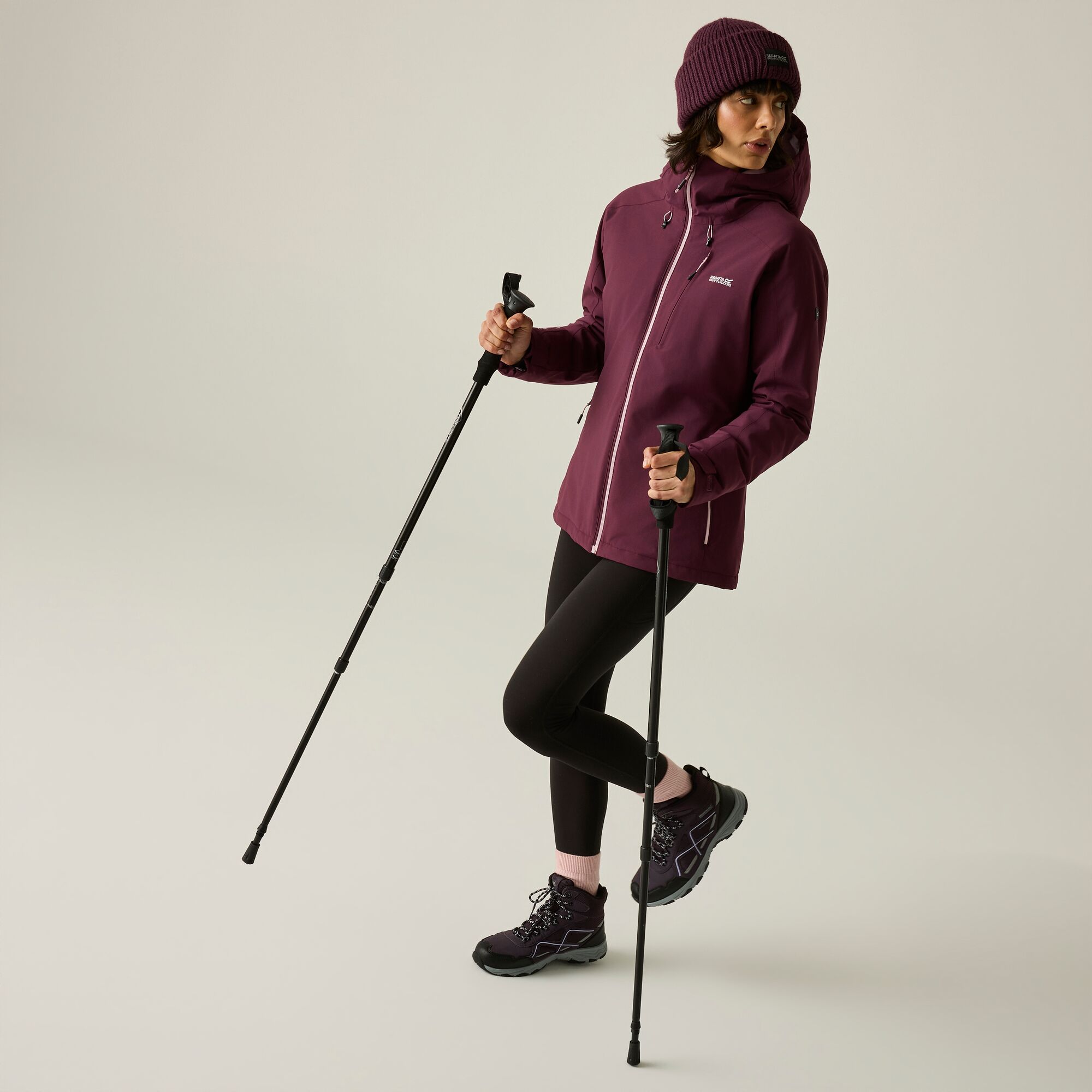Chaqueta de mujer Highton Stretch Padded Regatta - Ciruela Ciruela-5