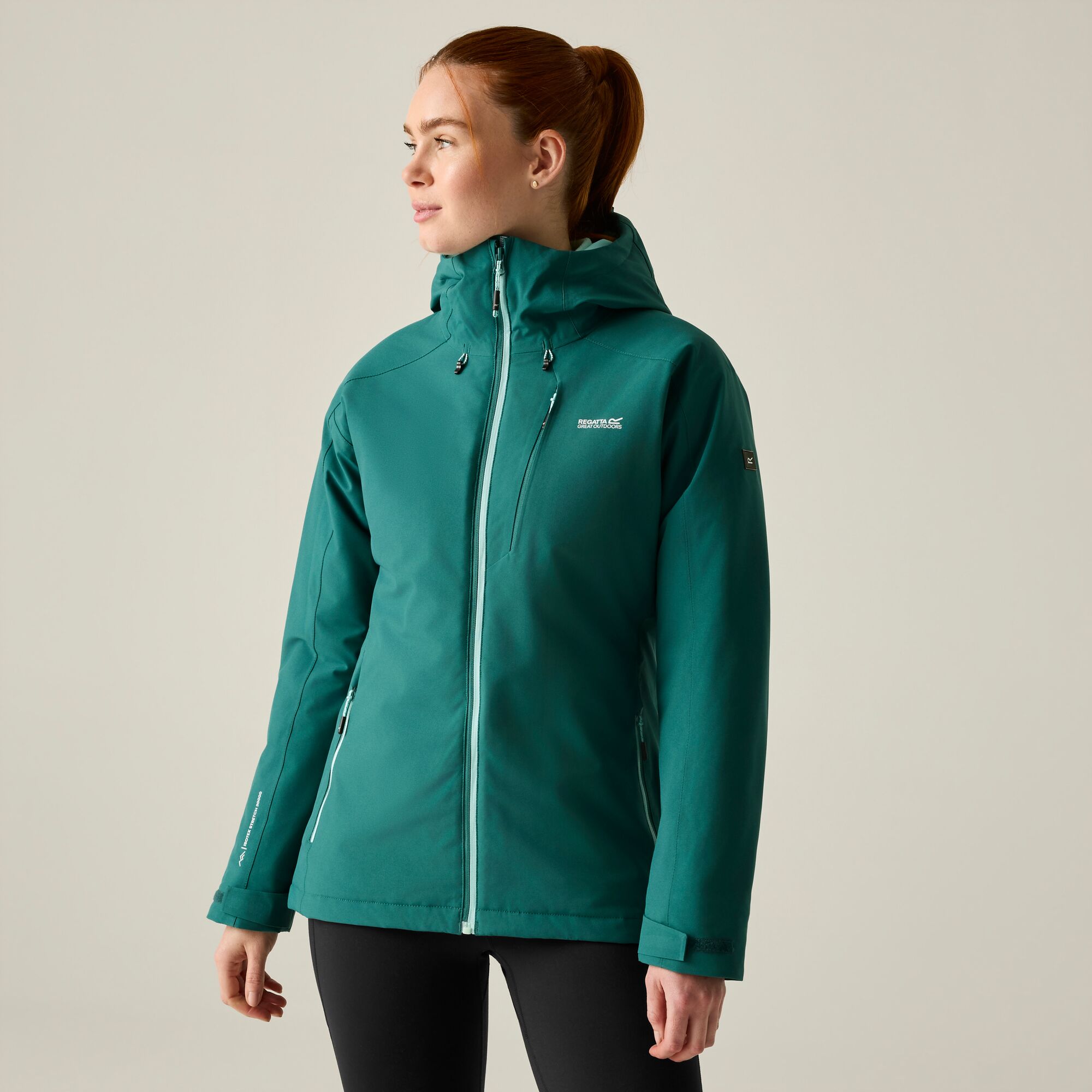 Chaqueta de mujer Highton Stretch Padded Regatta - Verde azulado Verde azulado-1