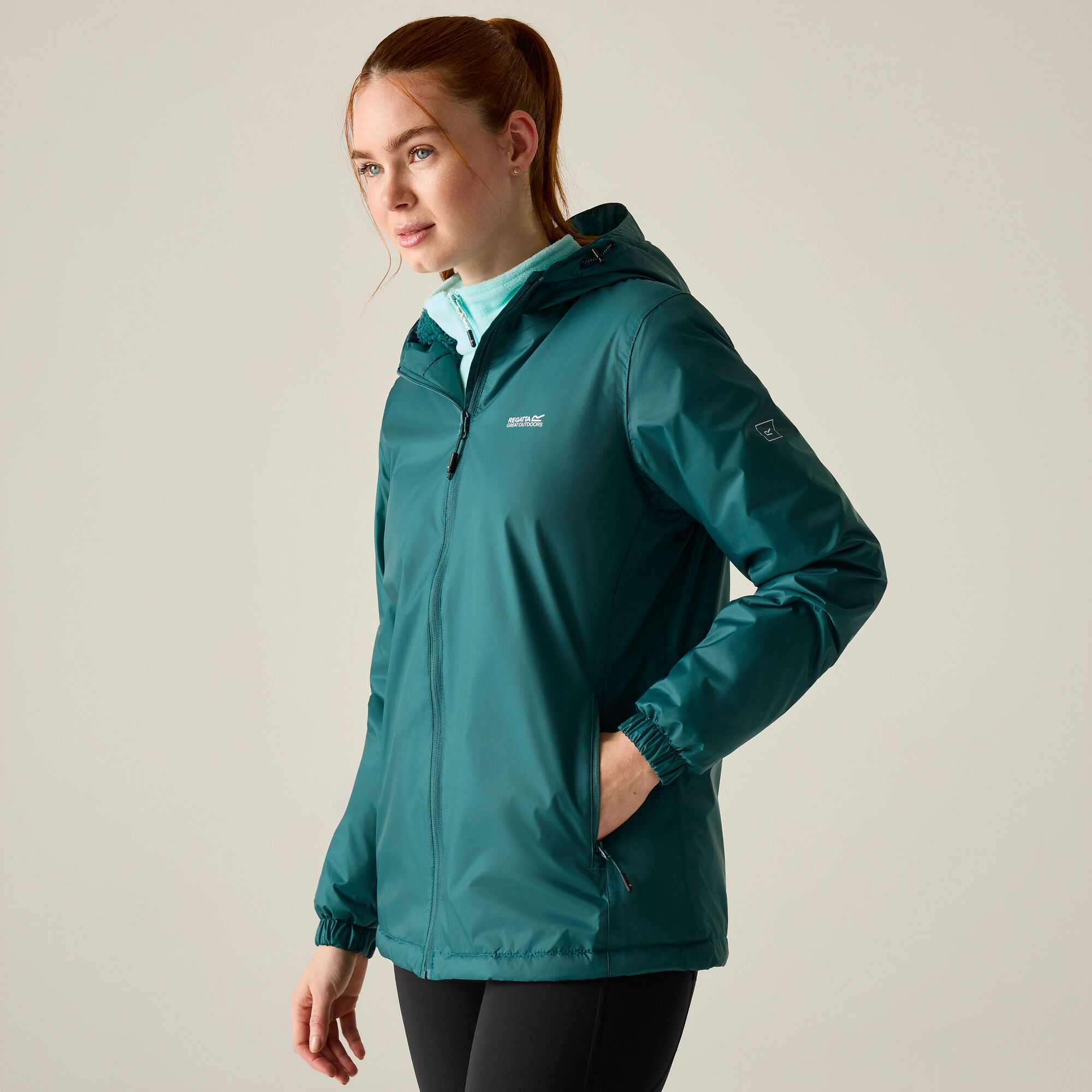 Chaqueta de mujer Kybre Regatta - Verde azulado Verde azulado-5
