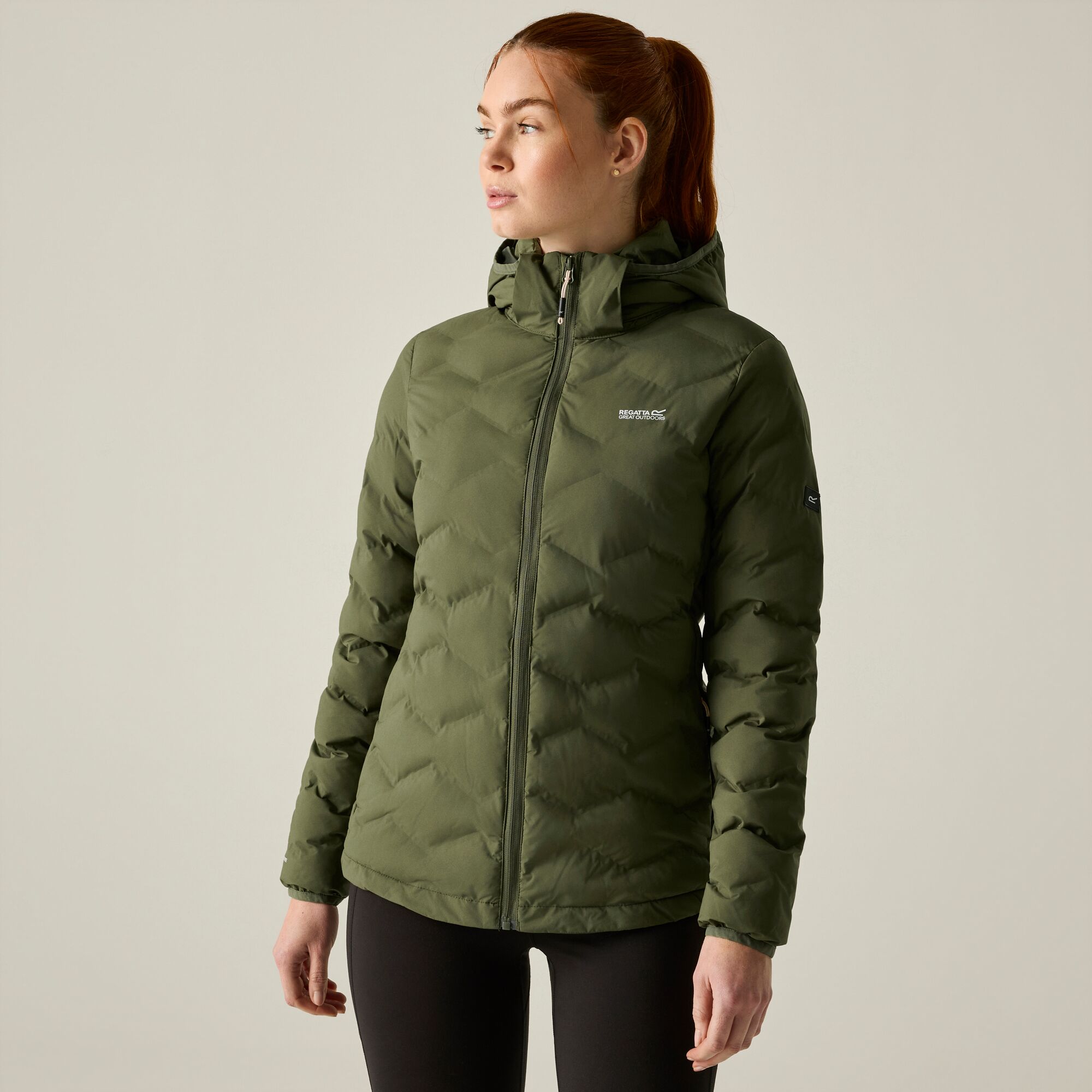 Chaqueta de mujer Deyla Regatta - Verde militar Verde militar-1