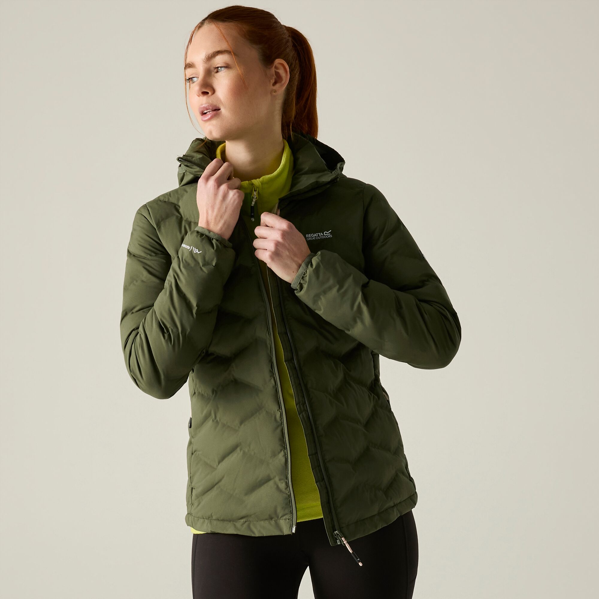 Chaqueta de mujer Deyla Regatta - Verde militar Verde militar-2