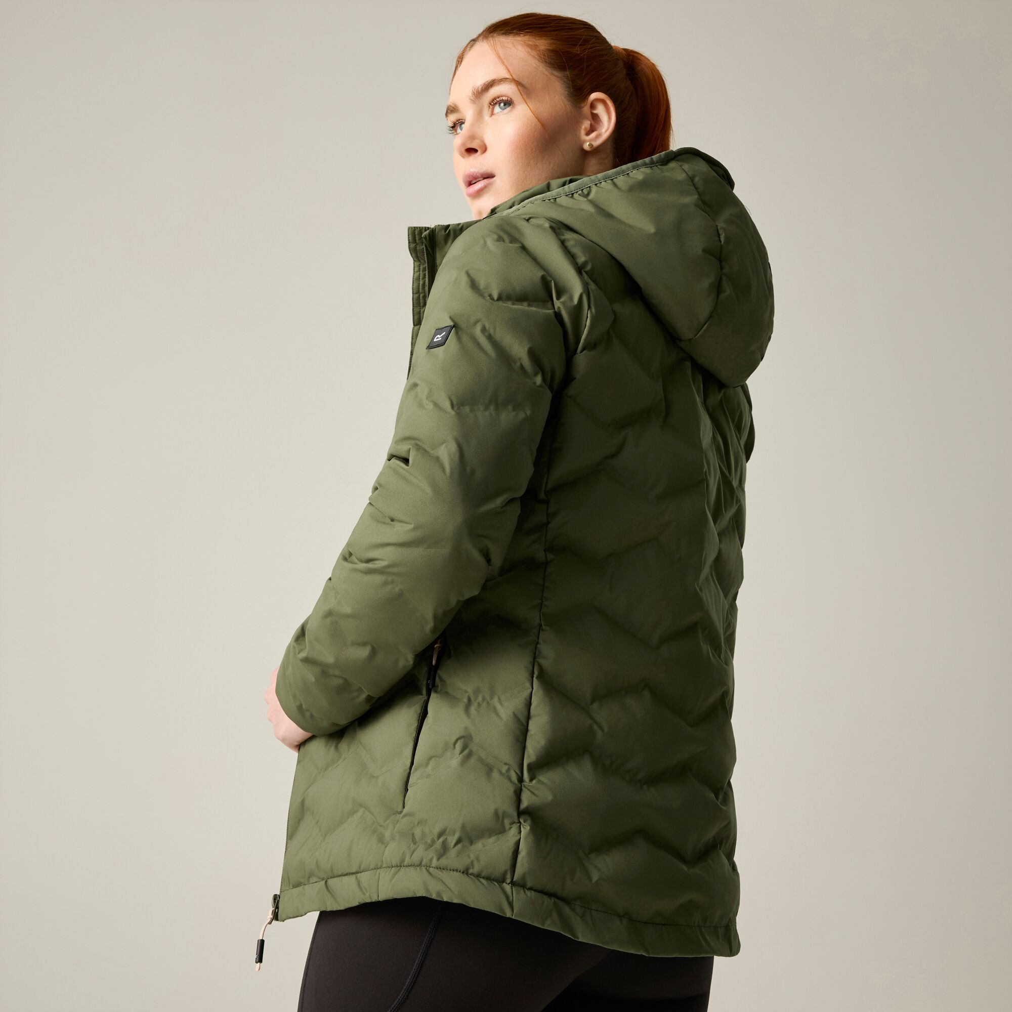 Chaqueta de mujer Deyla Regatta - Verde militar Verde militar-3