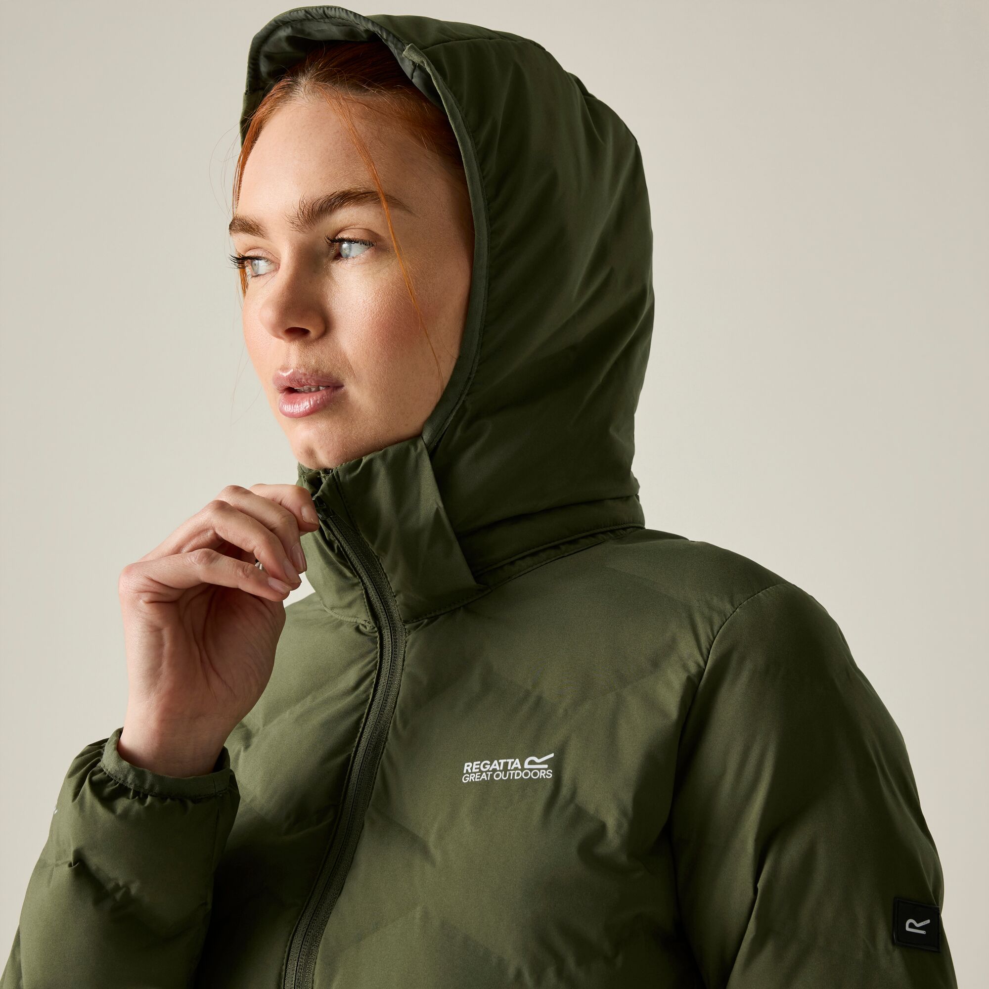Chaqueta de mujer Deyla Regatta - Verde militar Verde militar-4