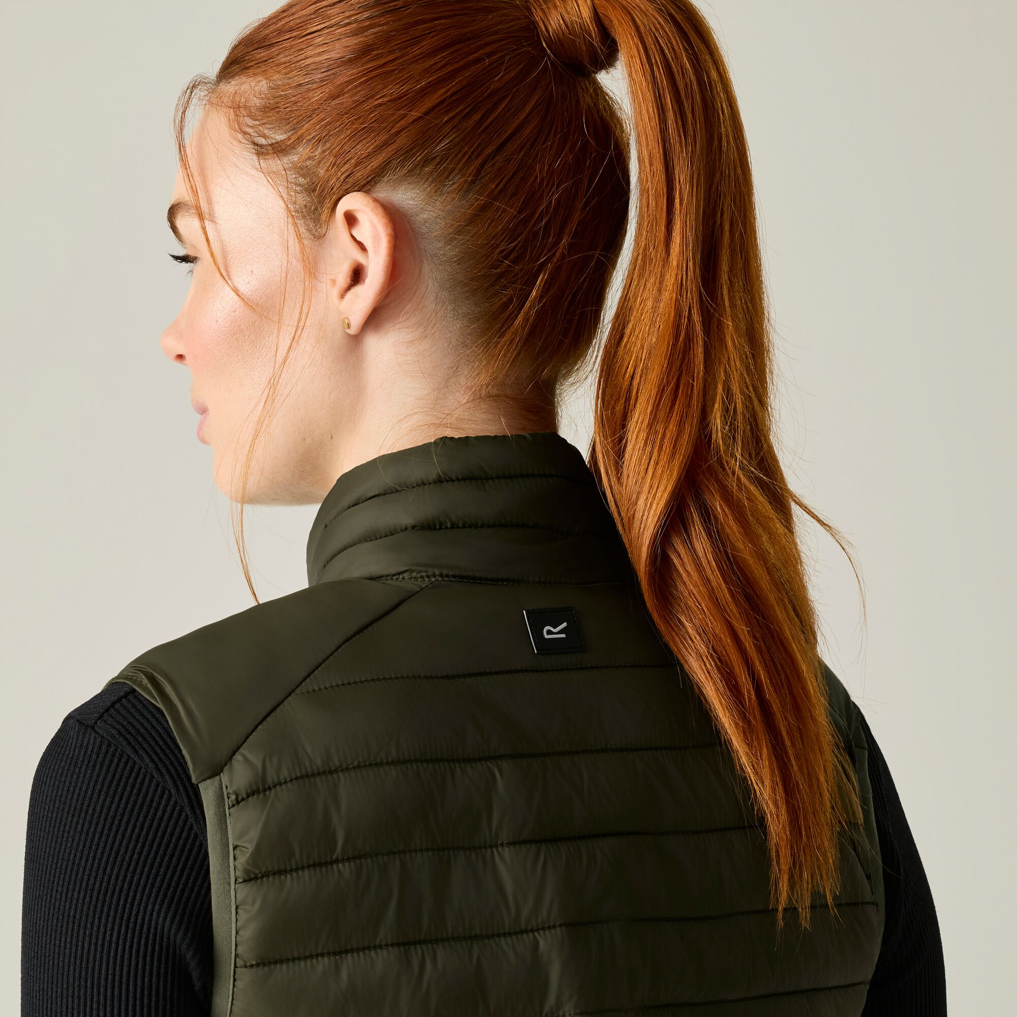 Chaleco de mujer Leedre Hybrid Bodywarmer Regatta - Verde militar Verde militar-5