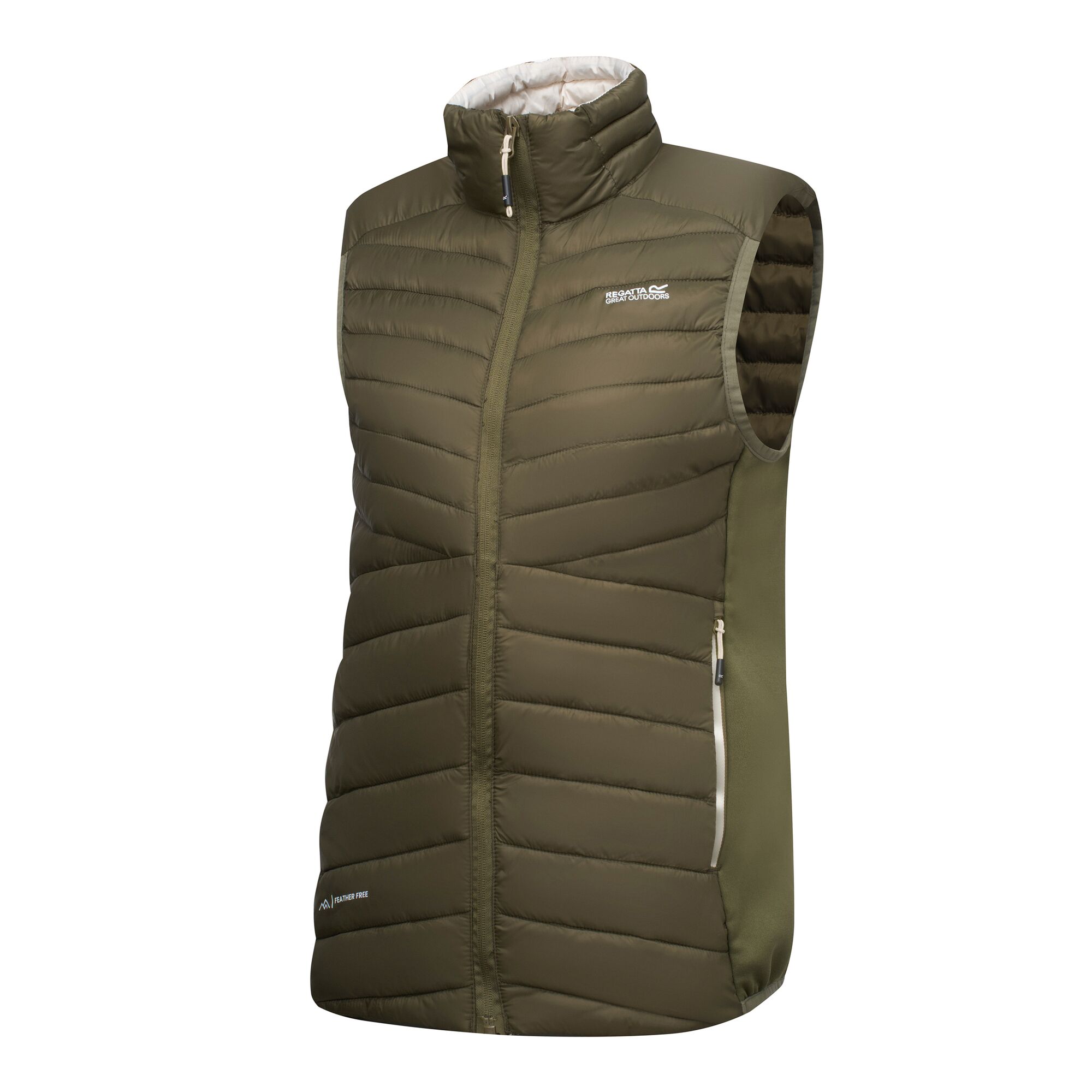 Chaleco de mujer Leedre Hybrid Bodywarmer Regatta - Verde militar Verde militar-6