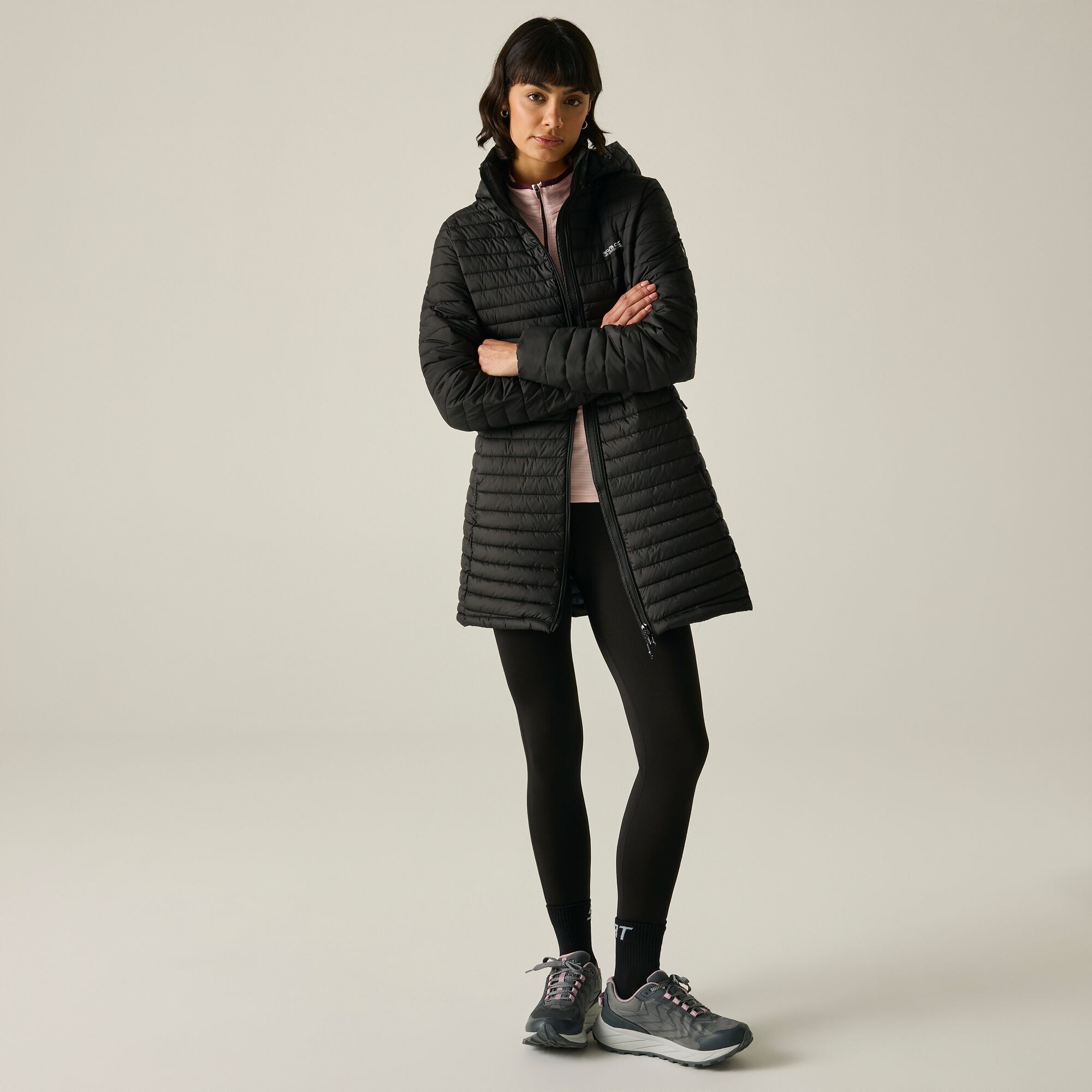 Imagen 2 de Chaqueta de mujer Selenar Long Length Regatta - Negro Negro