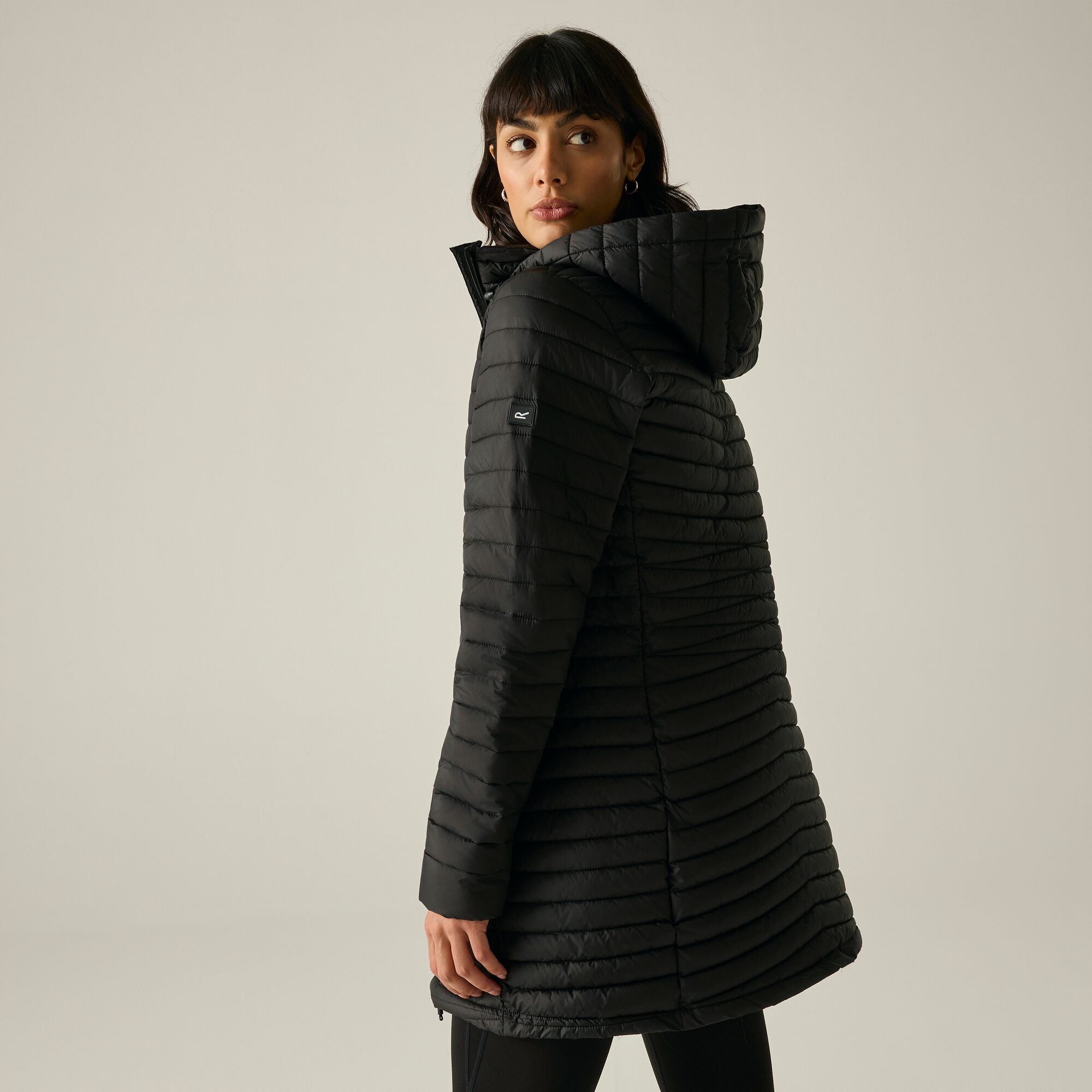 Imagen 3 de Chaqueta de mujer Selenar Long Length Regatta - Negro Negro